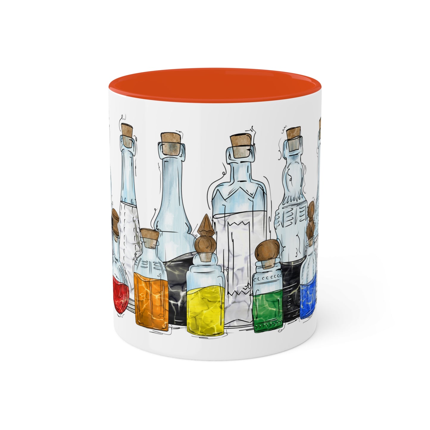 Straight Ally Pride Flag Potion Bottles - Mug