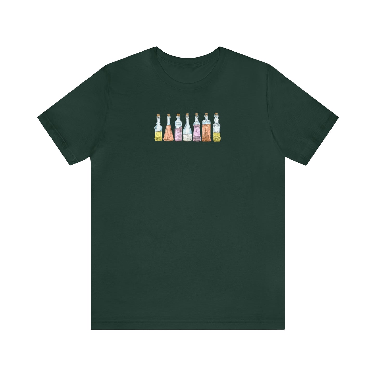 Pangender Pride Flag Potion Bottles - Unisex T-Shirt