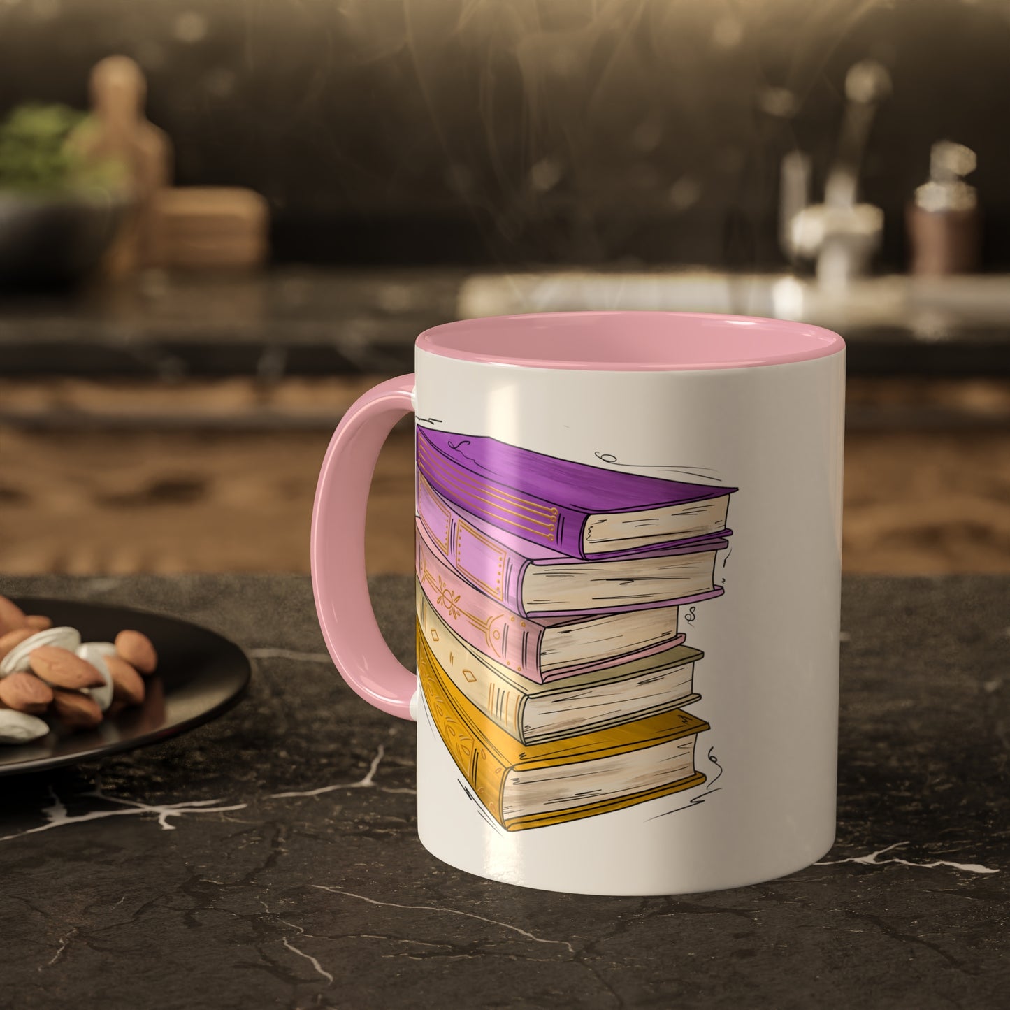 Trixic Pride Flag Old Books - Mug