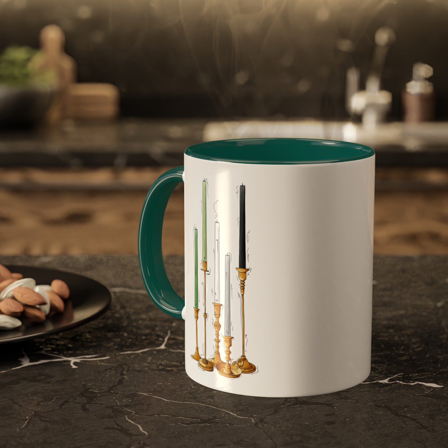 Aromantic Pride Flag Candlesticks - Mug