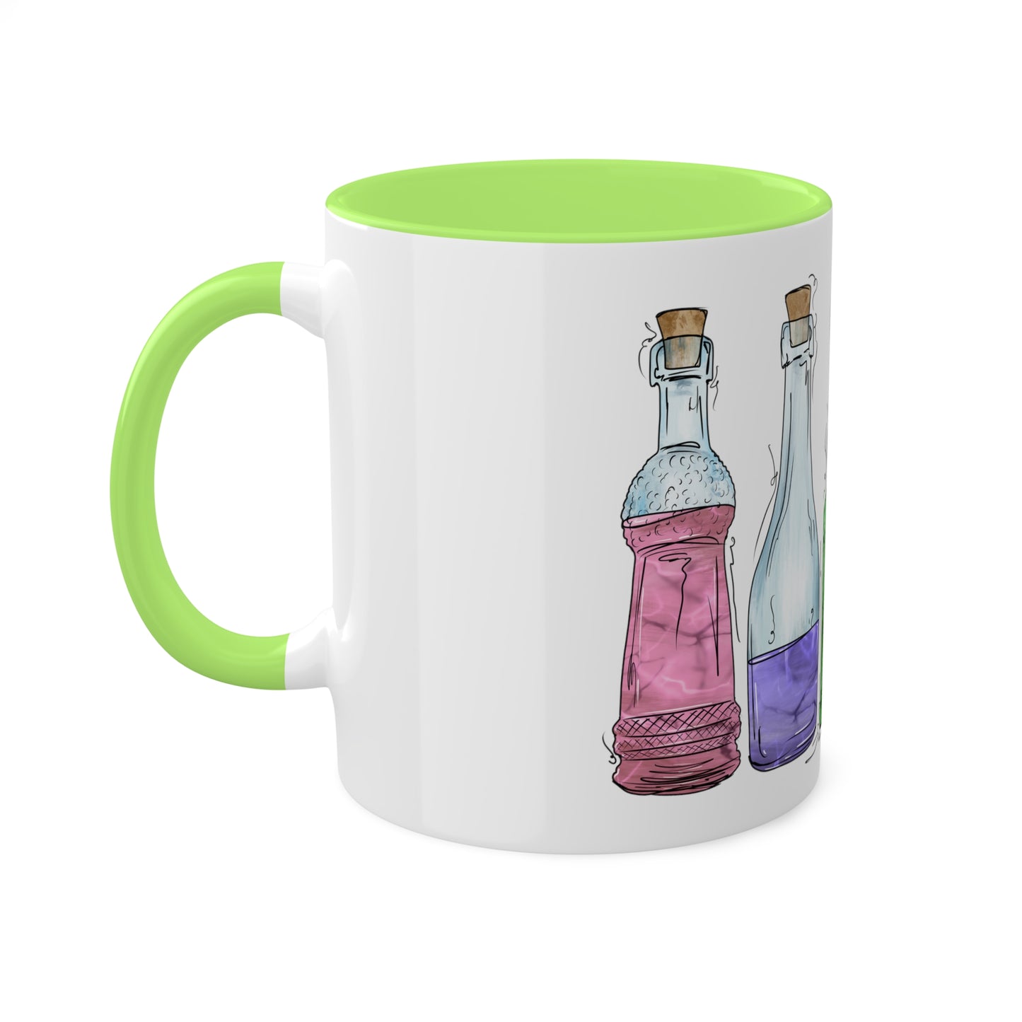 Trigender Pride Flag Potion Bottles - Mug