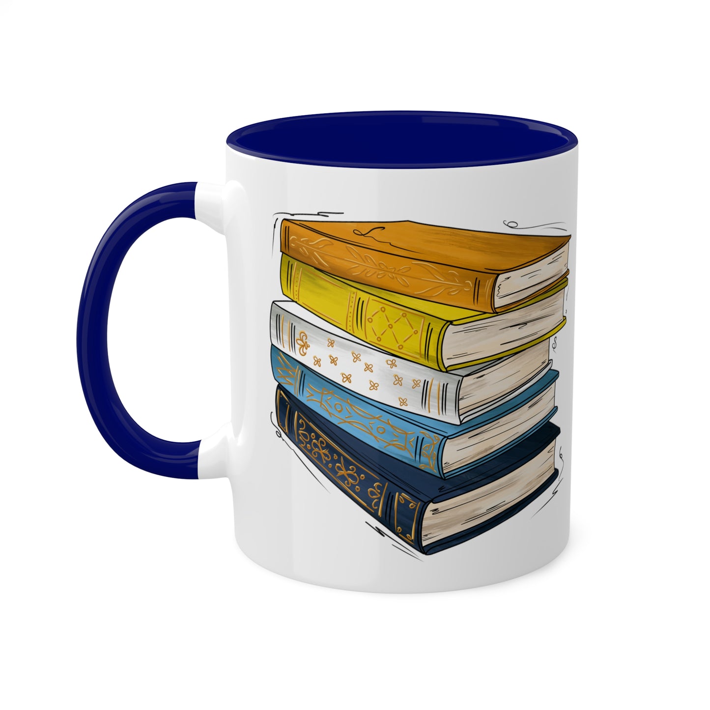 Aroace Pride Flag Old Books - Mug