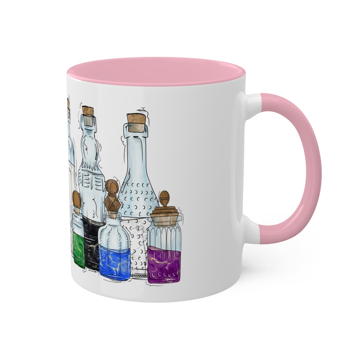 Straight Ally Pride Flag Potion Bottles - Mug