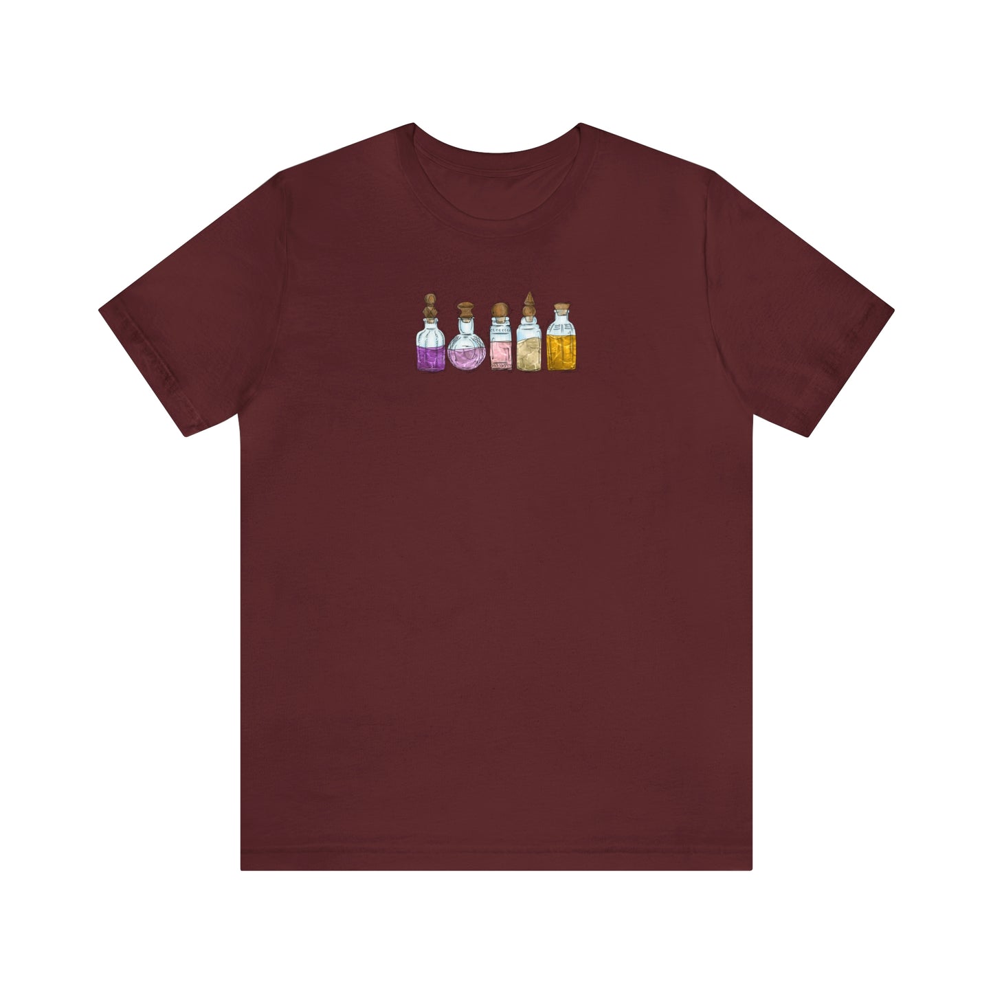 Trixic Pride Flag Potion Bottles - Unisex T-Shirt