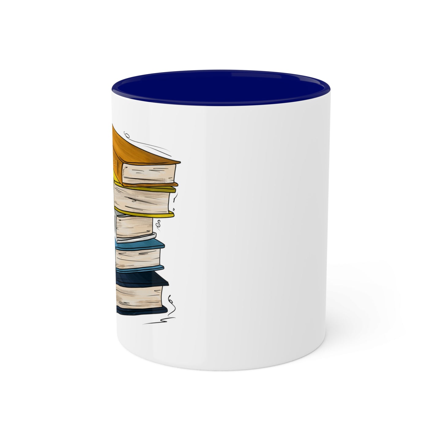 Aroace Pride Flag Old Books - Mug