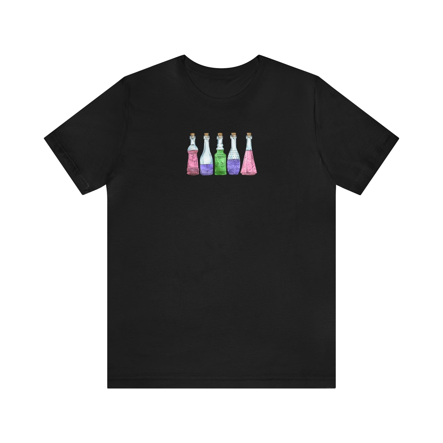 Trigender Pride Flag Potion Bottles - Unisex T-Shirt