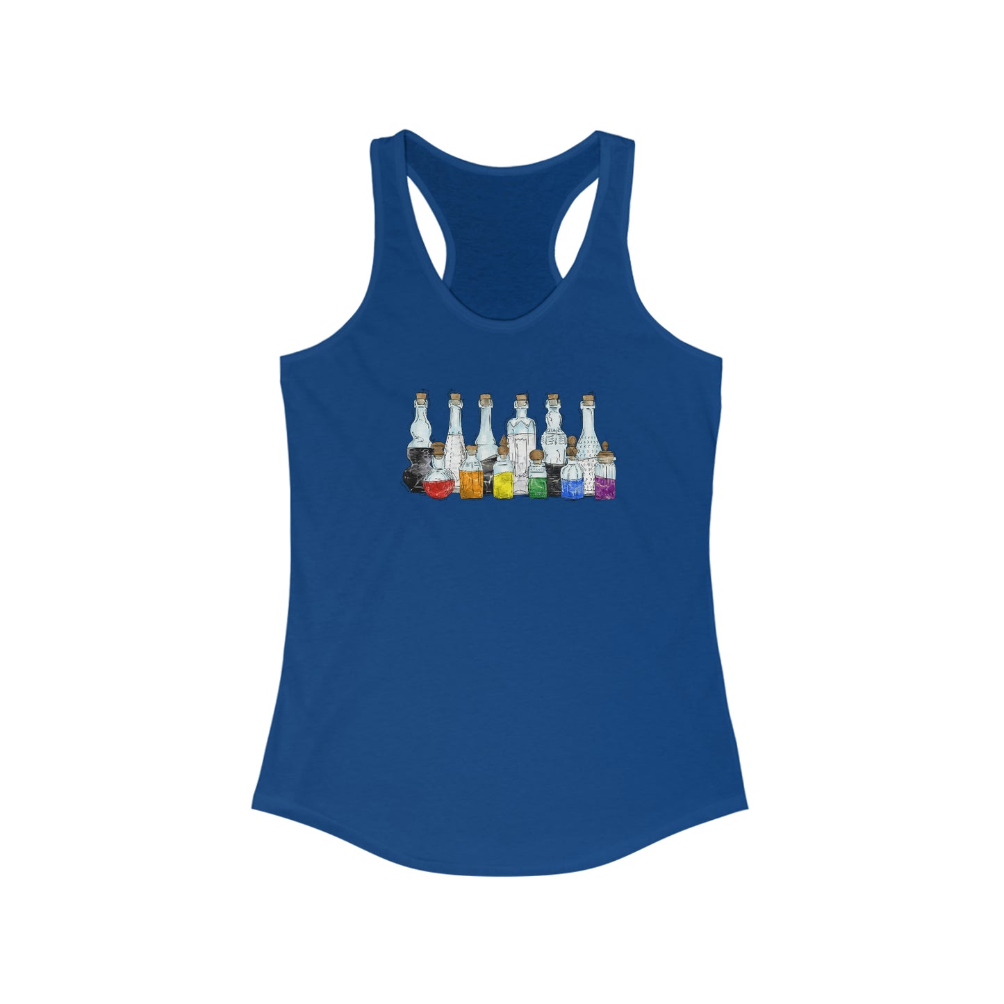Straight Ally Pride Potion Bottles - Womens Tank Top