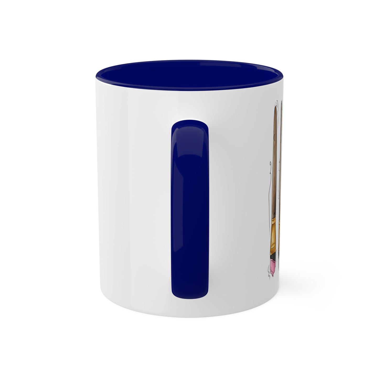 Genderfluid Pride Flag Paint Brushes - Mug