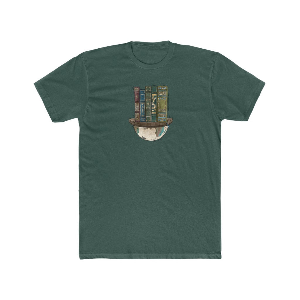 Globe and Vintage Books - Men's T-Shirt