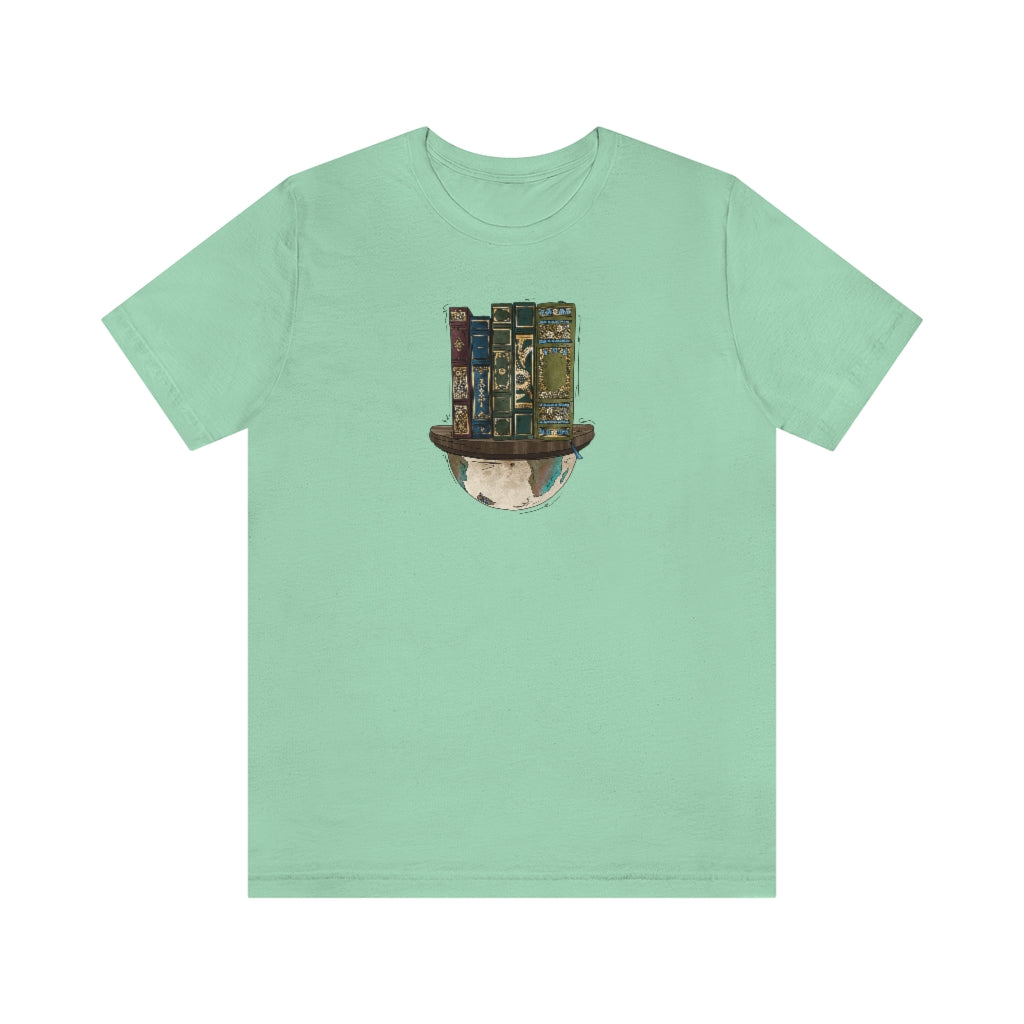 Globe and Vintage Books - Unisex T-Shirt