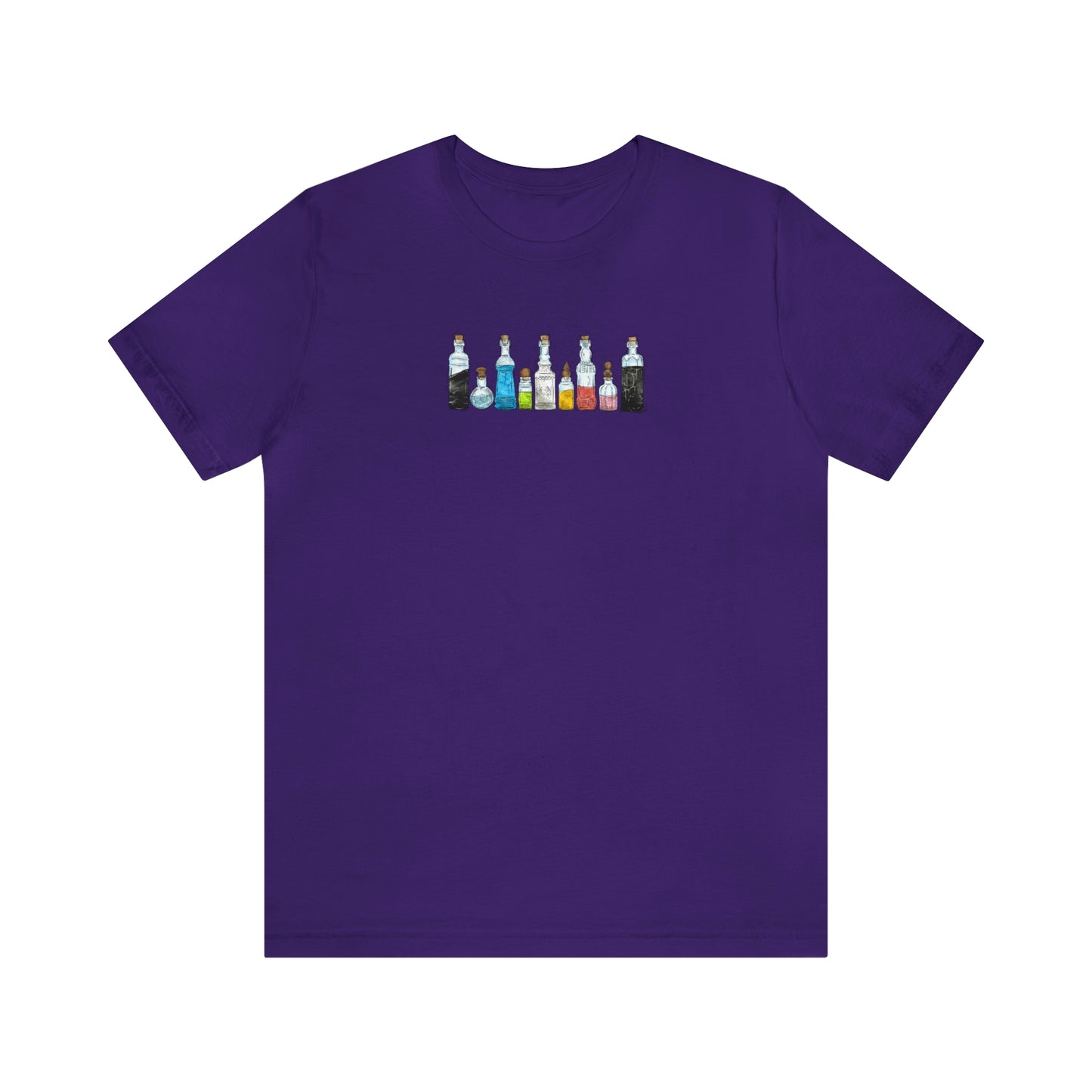 Queer Pride Flag Potion Bottles - Unisex T-Shirt