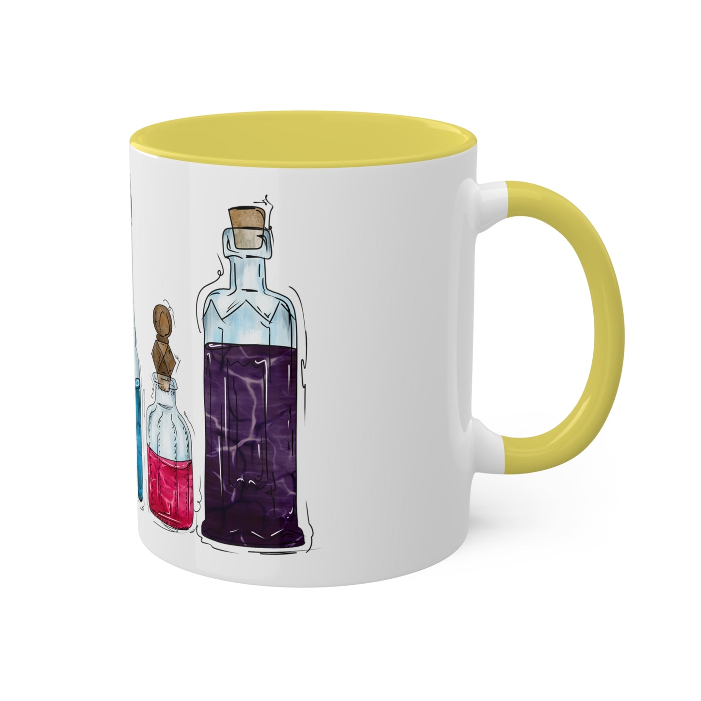 Polyamorous Pride Flag Potion Bottles - Mug