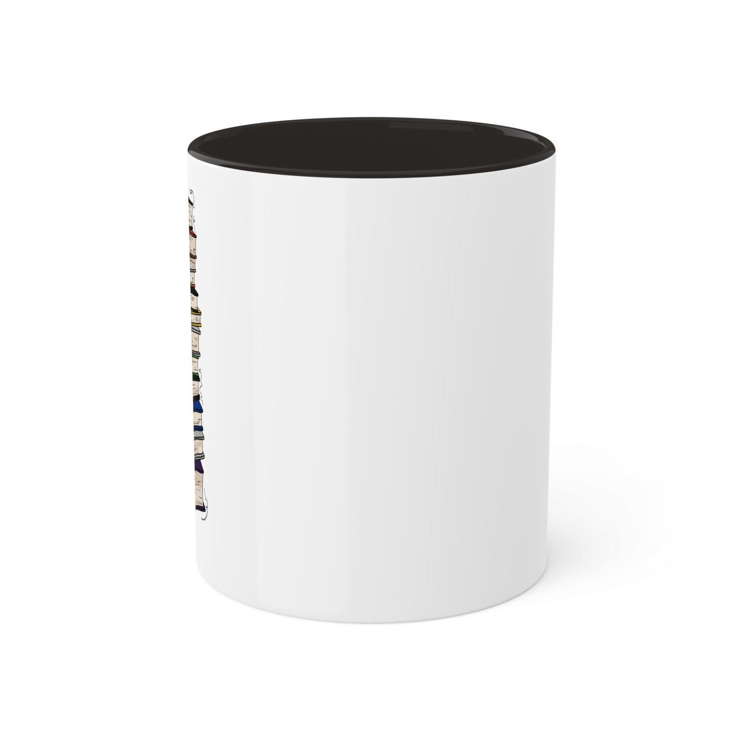 Straight Ally Pride Flag Old Books - Mug