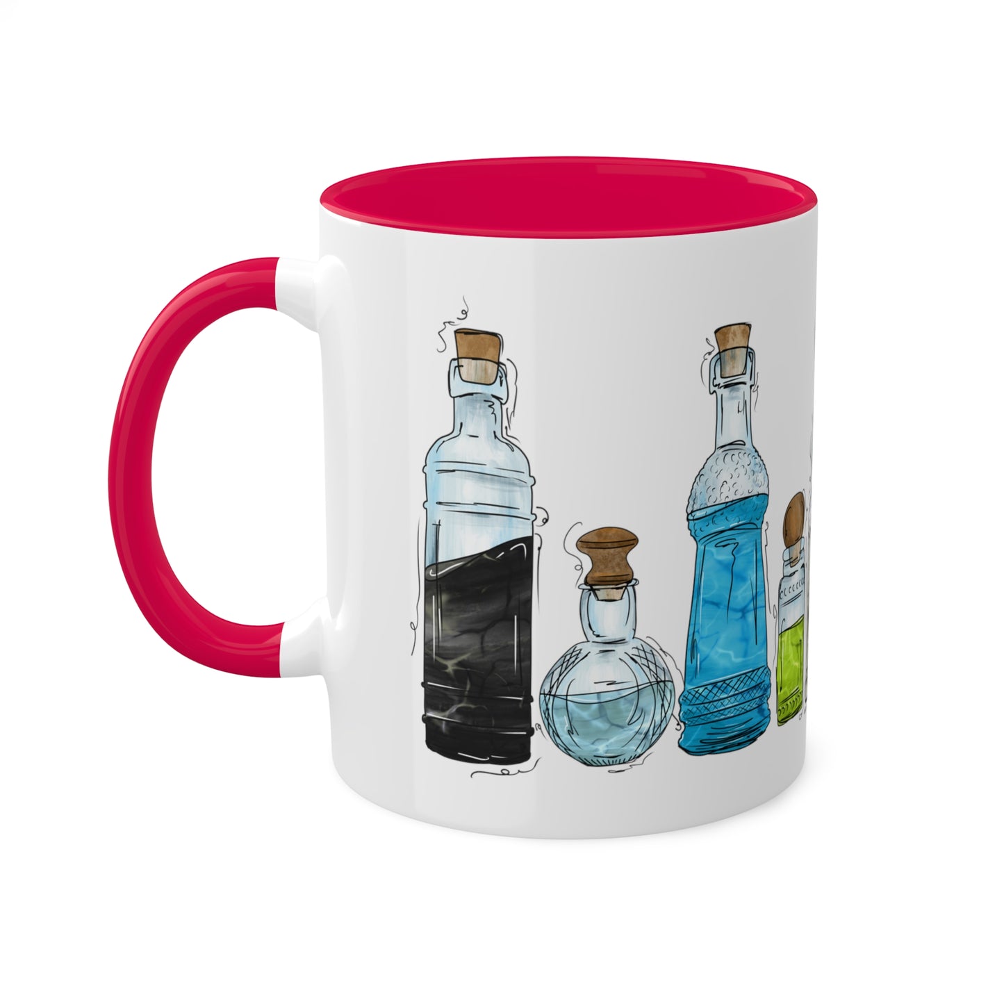 Queer Pride Flag Potion Bottles - Mug