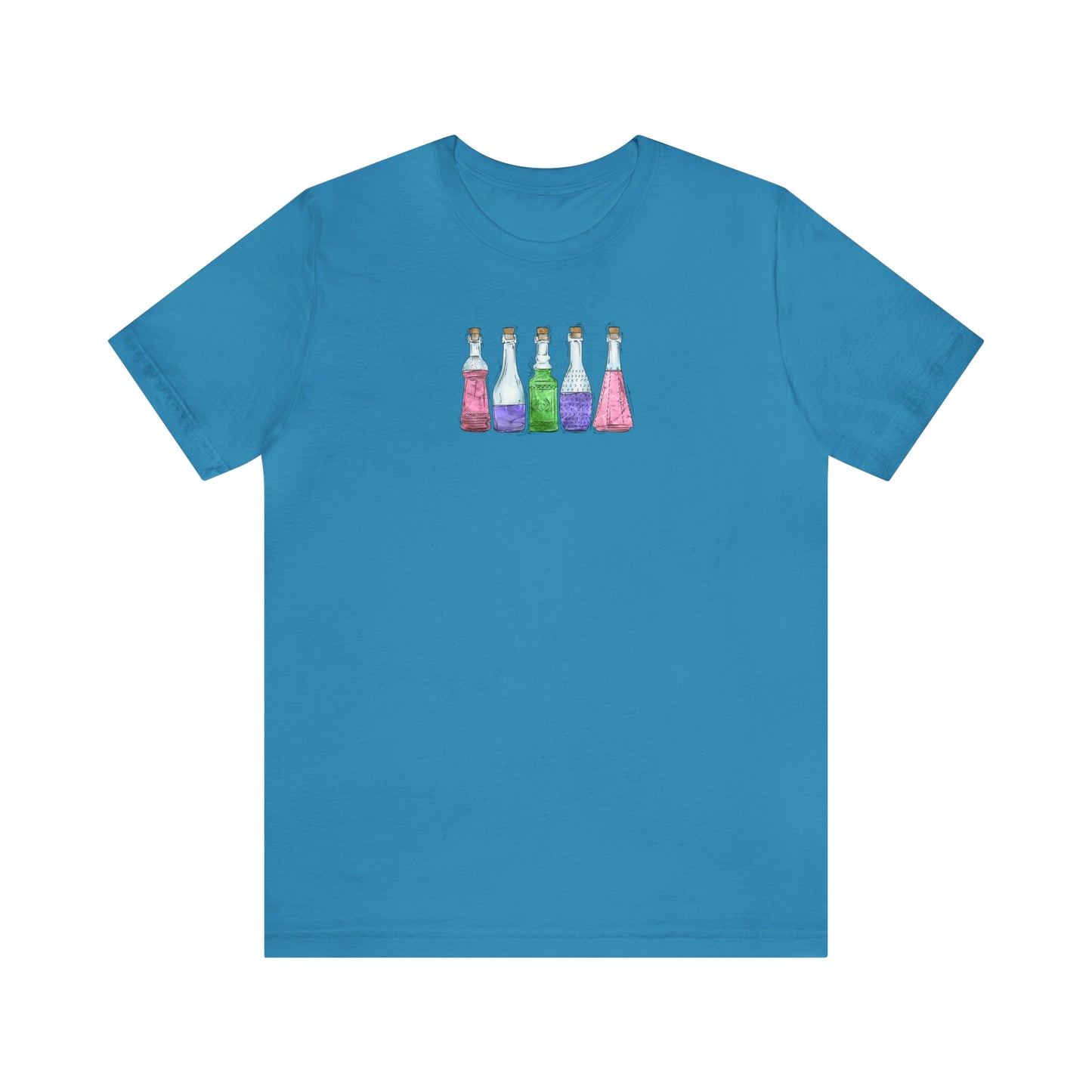 Trigender Pride Flag Potion Bottles - Unisex T-Shirt
