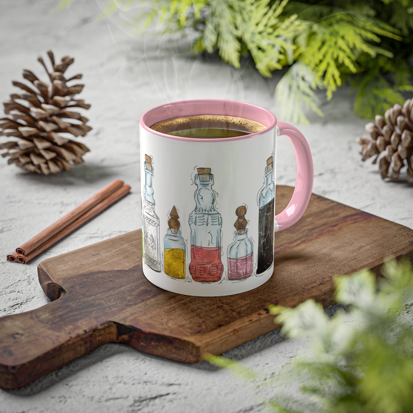 Queer Pride Flag Potion Bottles - Mug