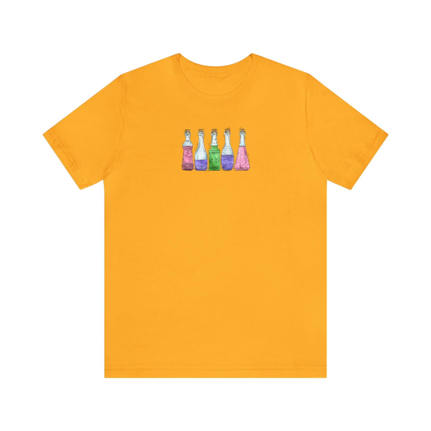 Trigender Pride Flag Potion Bottles - Unisex T-Shirt