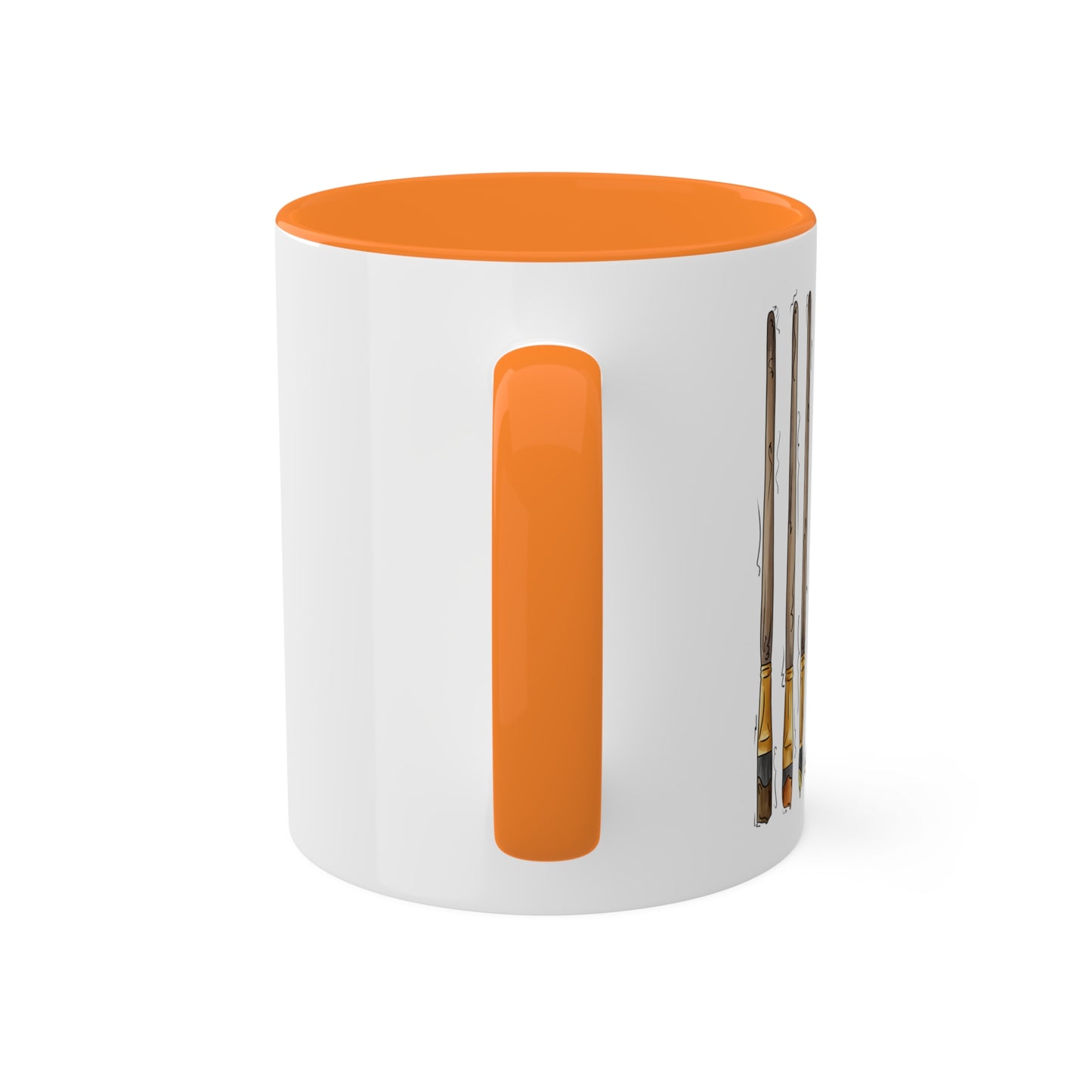 Bear Pride Flag Paint Brushes - Mug