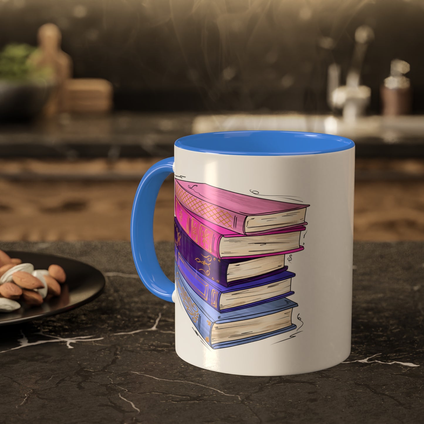 Omnisexual Pride Flag Old Books - Mug
