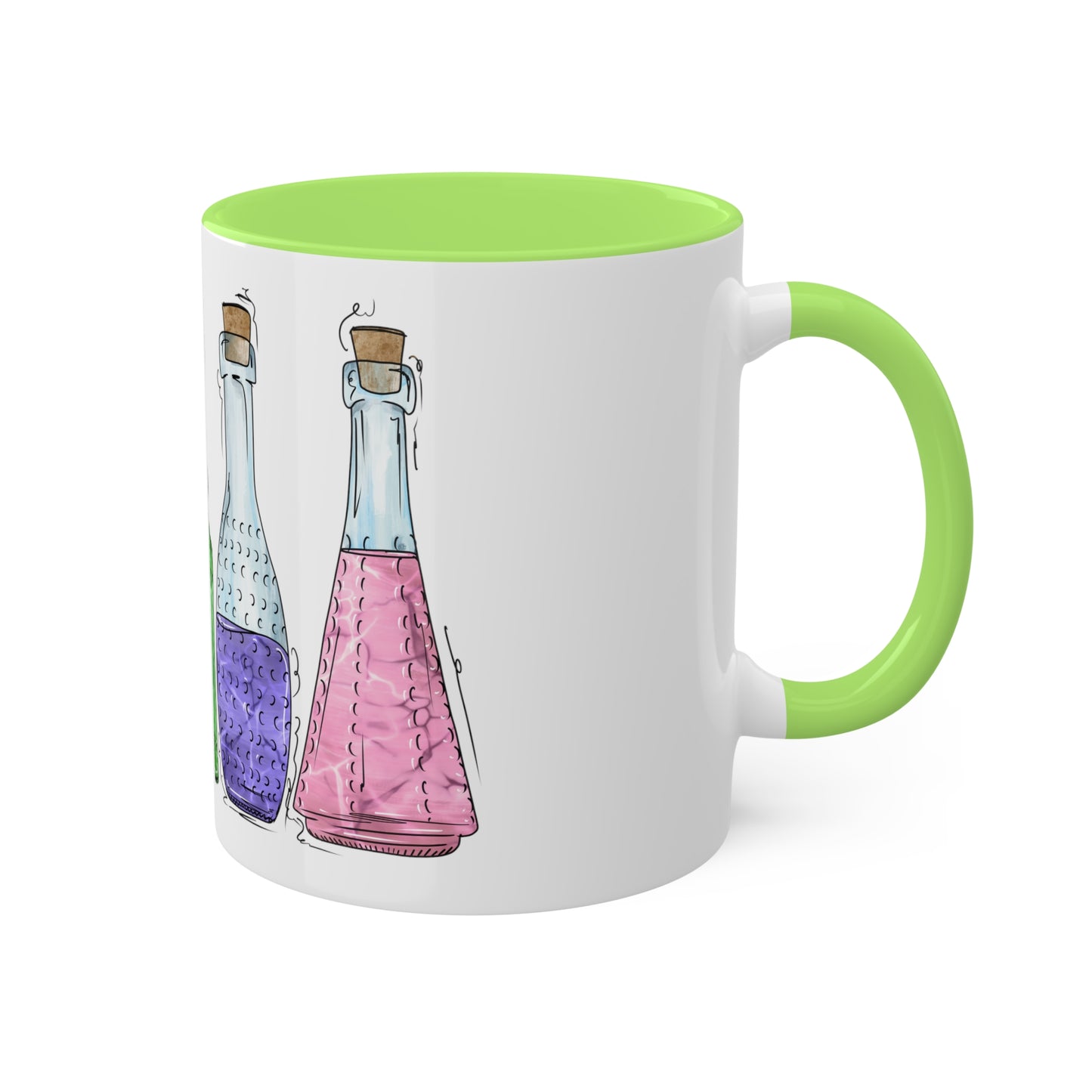 Trigender Pride Flag Potion Bottles - Mug