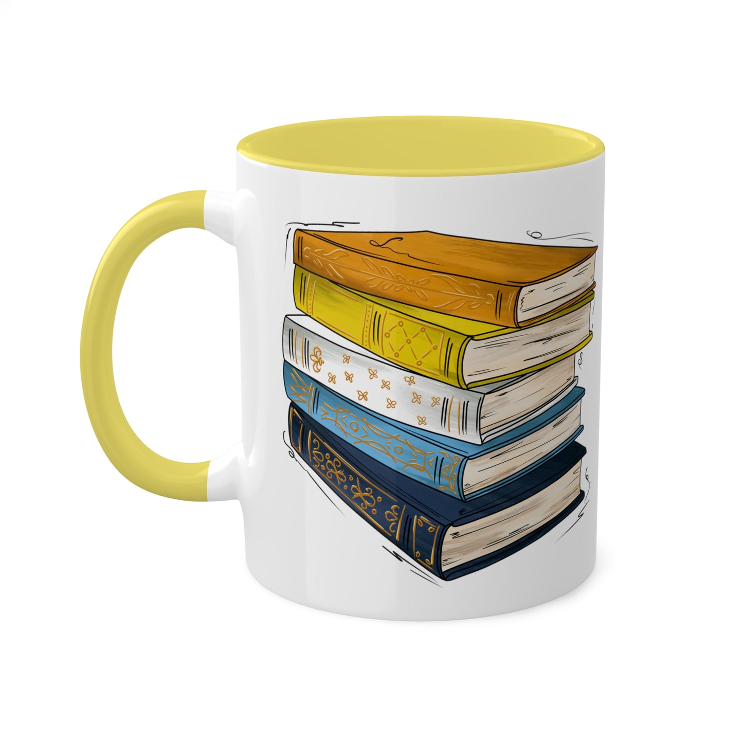 Aroace Pride Flag Old Books - Mug