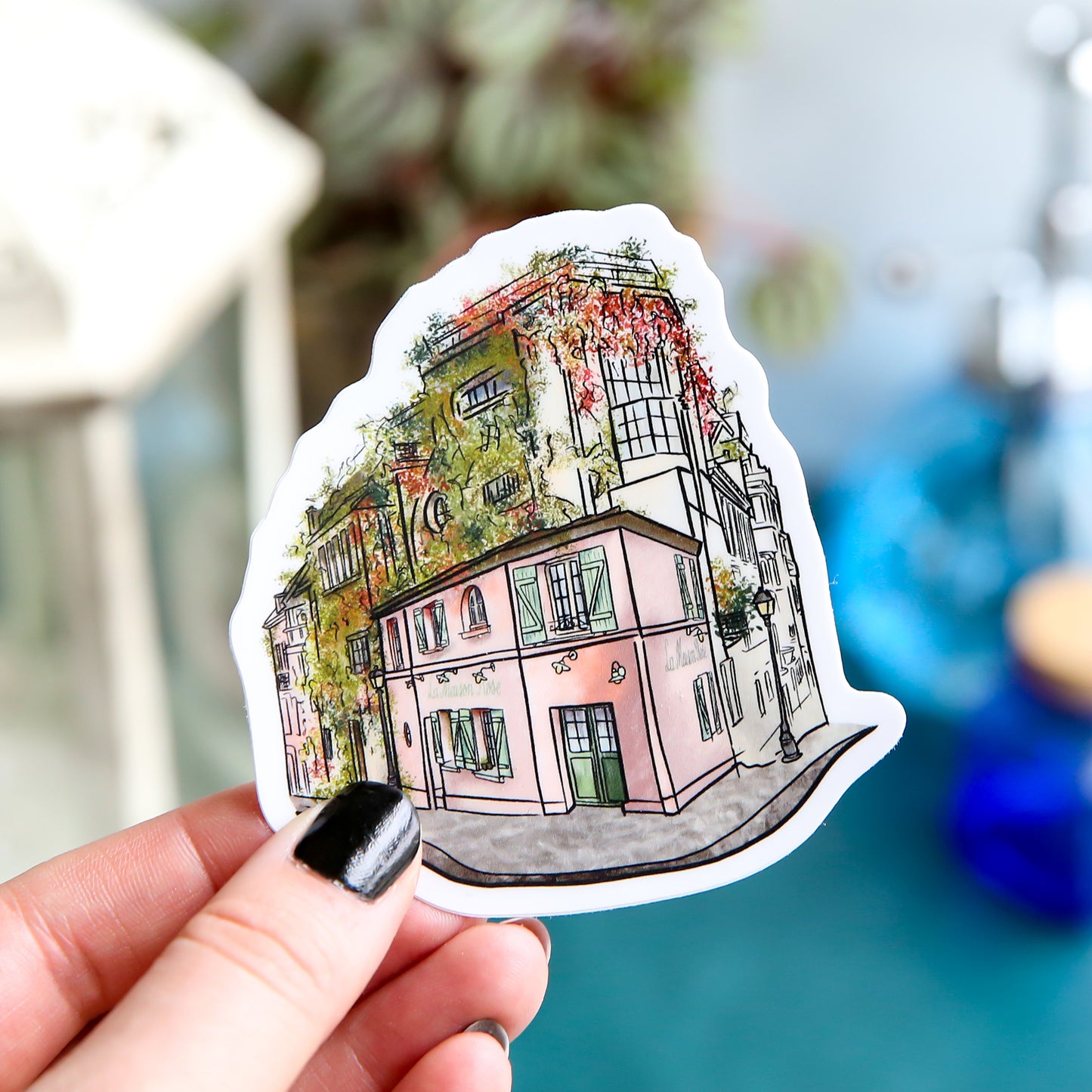 Paris La Maison Rose - Sticker
