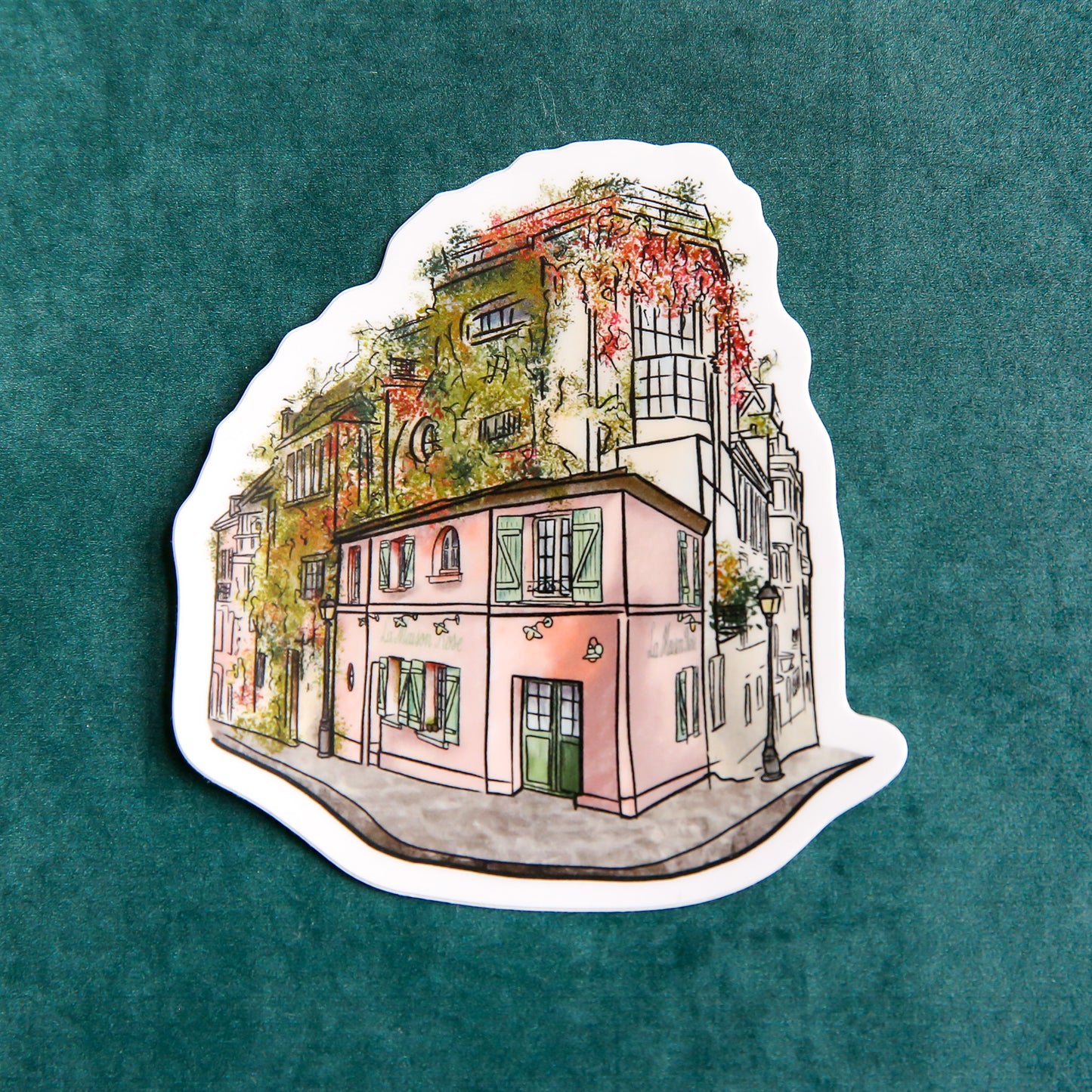 Paris La Maison Rose - Sticker