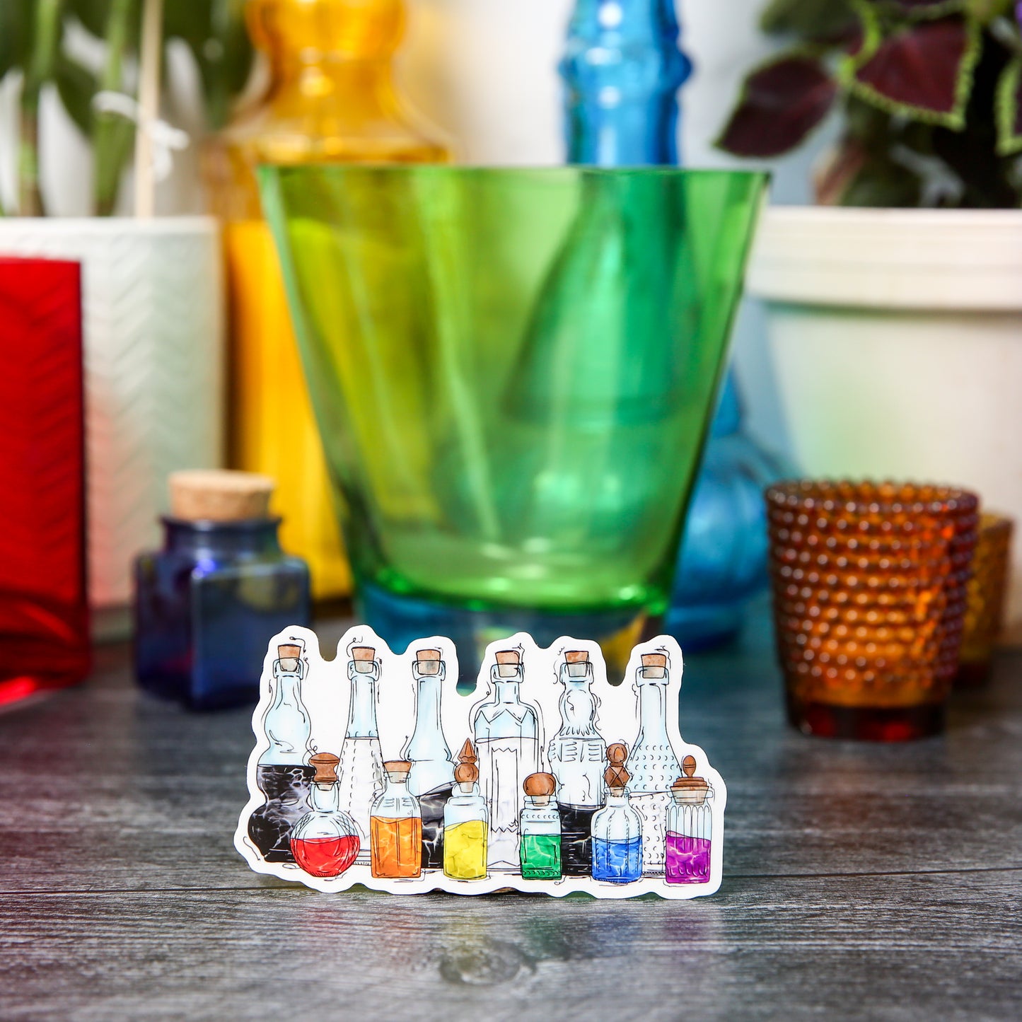 Straight Ally Pride Potion Bottles - Sticker