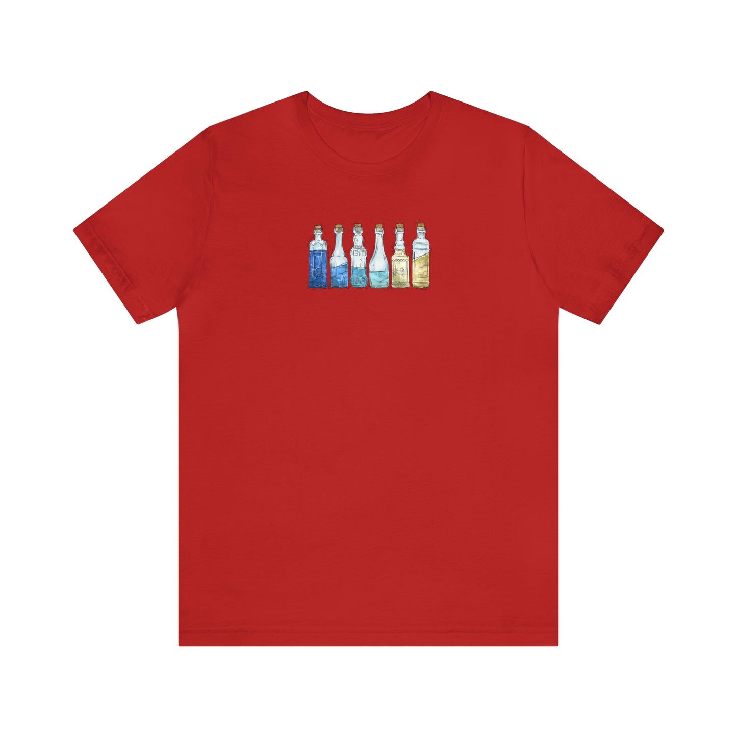 Uranic Pride Flag Potion Bottles - Unisex T-Shirt