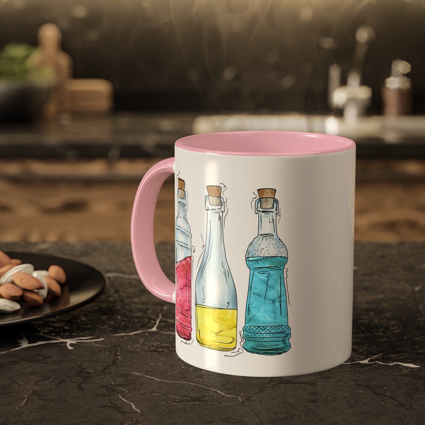 Pansexual Pride Flag Potion Bottles - Mug