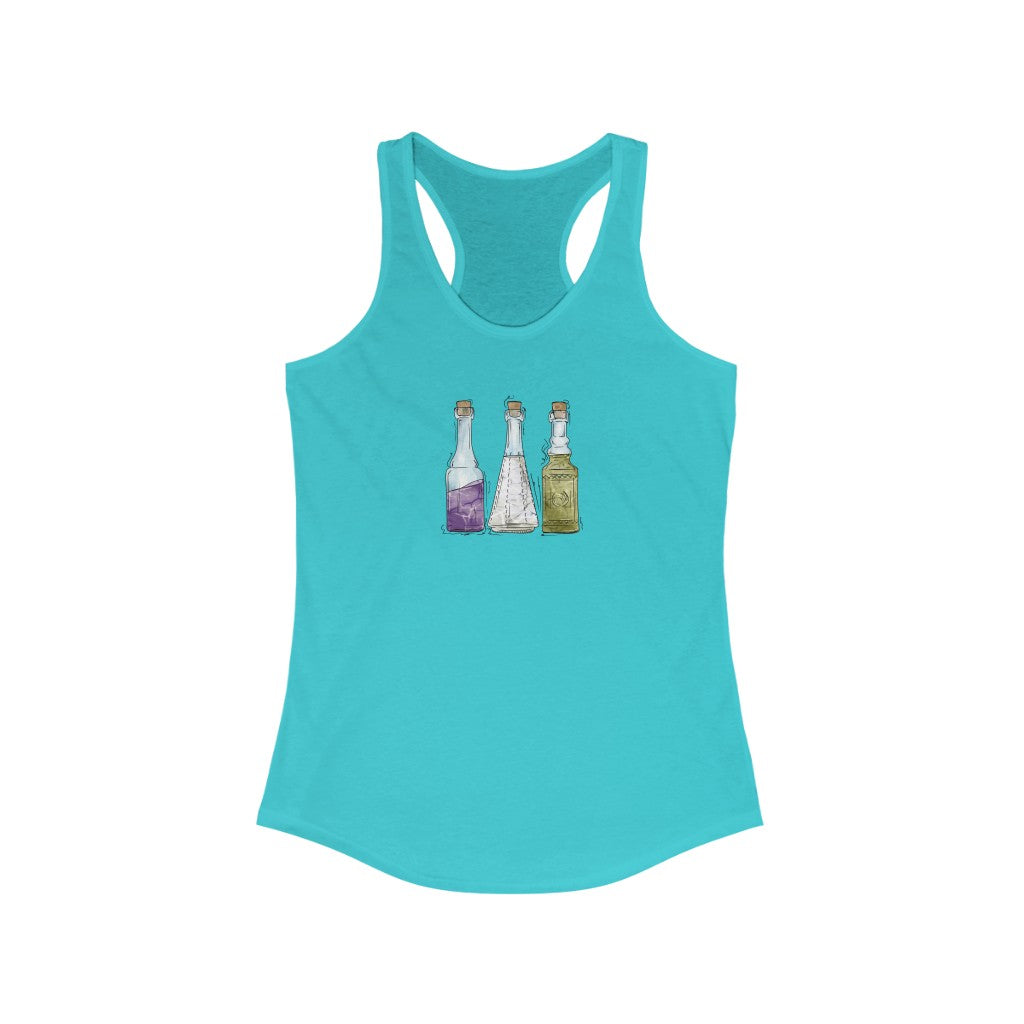 Genderqueer Pride Potion Bottles - Womens Tank Top