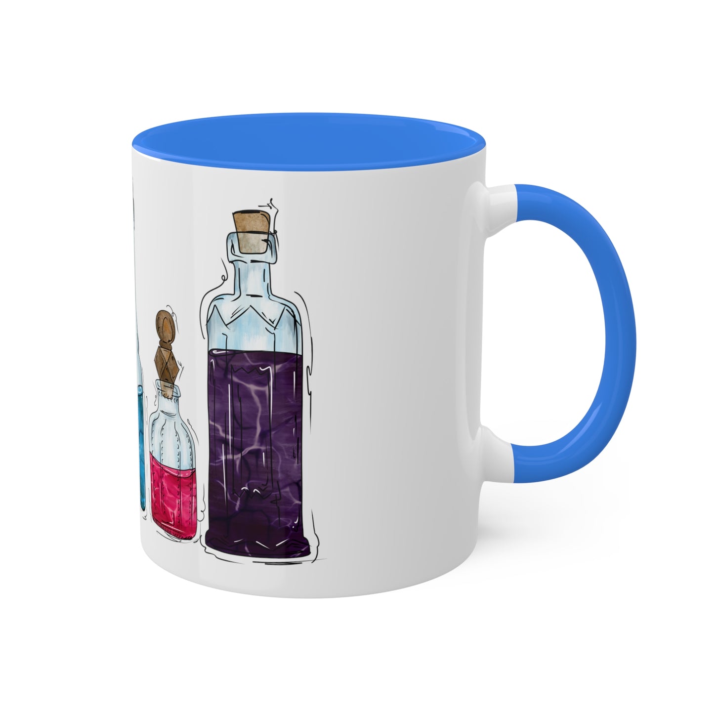 Polyamorous Pride Flag Potion Bottles - Mug