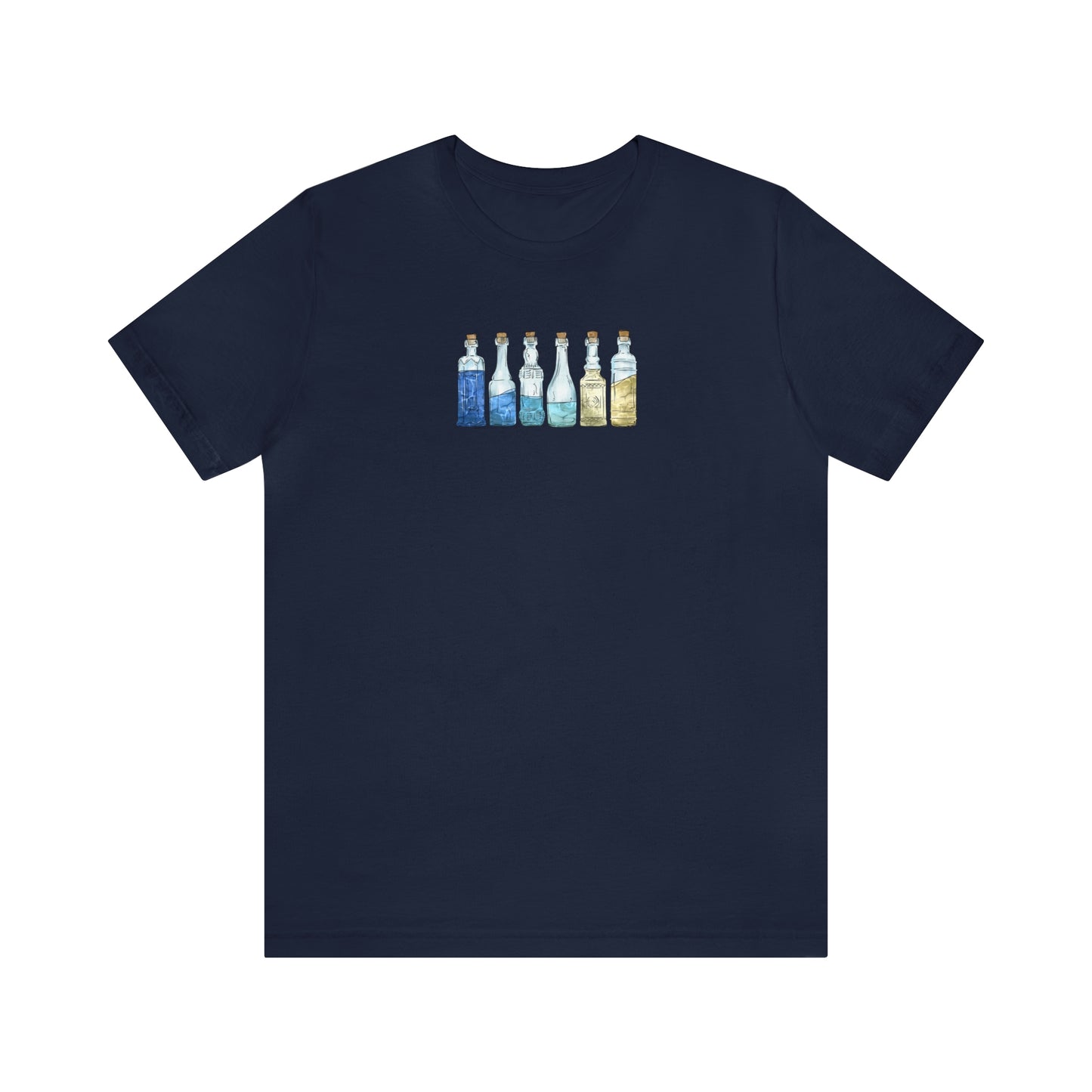 Uranic Pride Flag Potion Bottles - Unisex T-Shirt