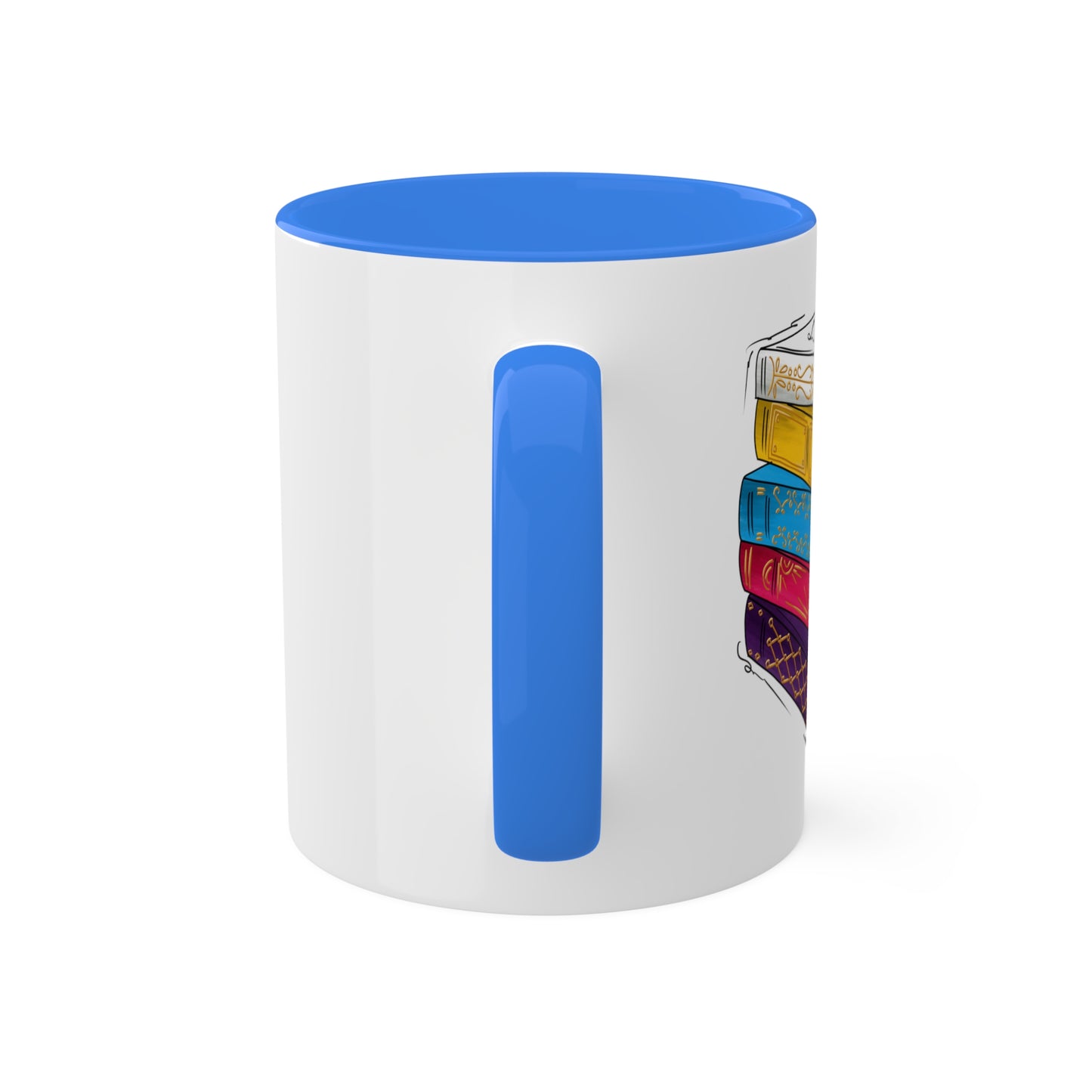 Polyamorous Pride Flag Old Books - Mug