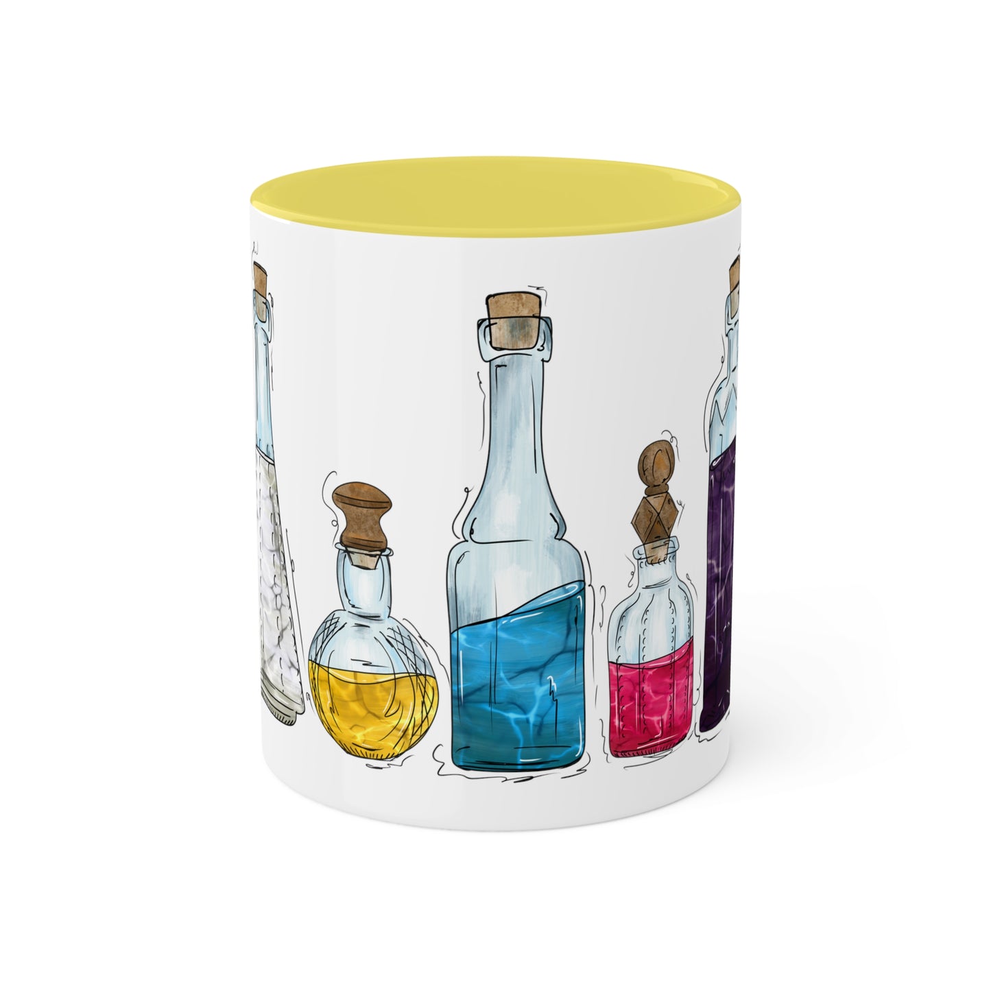 Polyamorous Pride Flag Potion Bottles - Mug