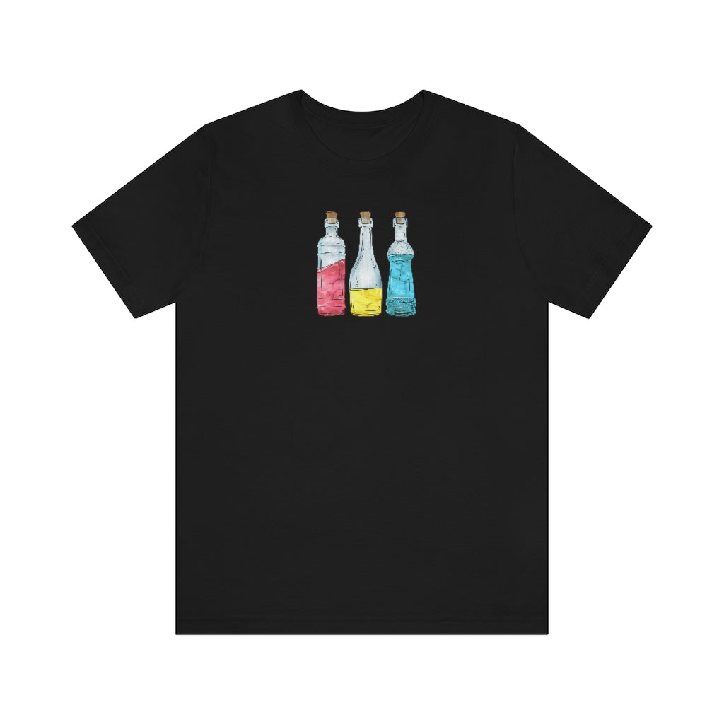Pansexual Pride Potion Bottles - Unisex T-Shirt