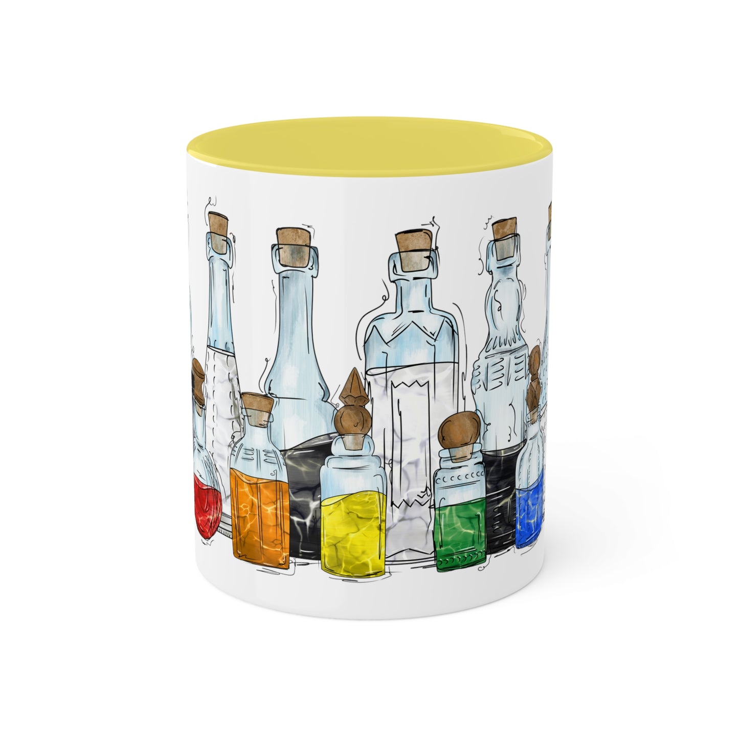 Straight Ally Pride Flag Potion Bottles - Mug