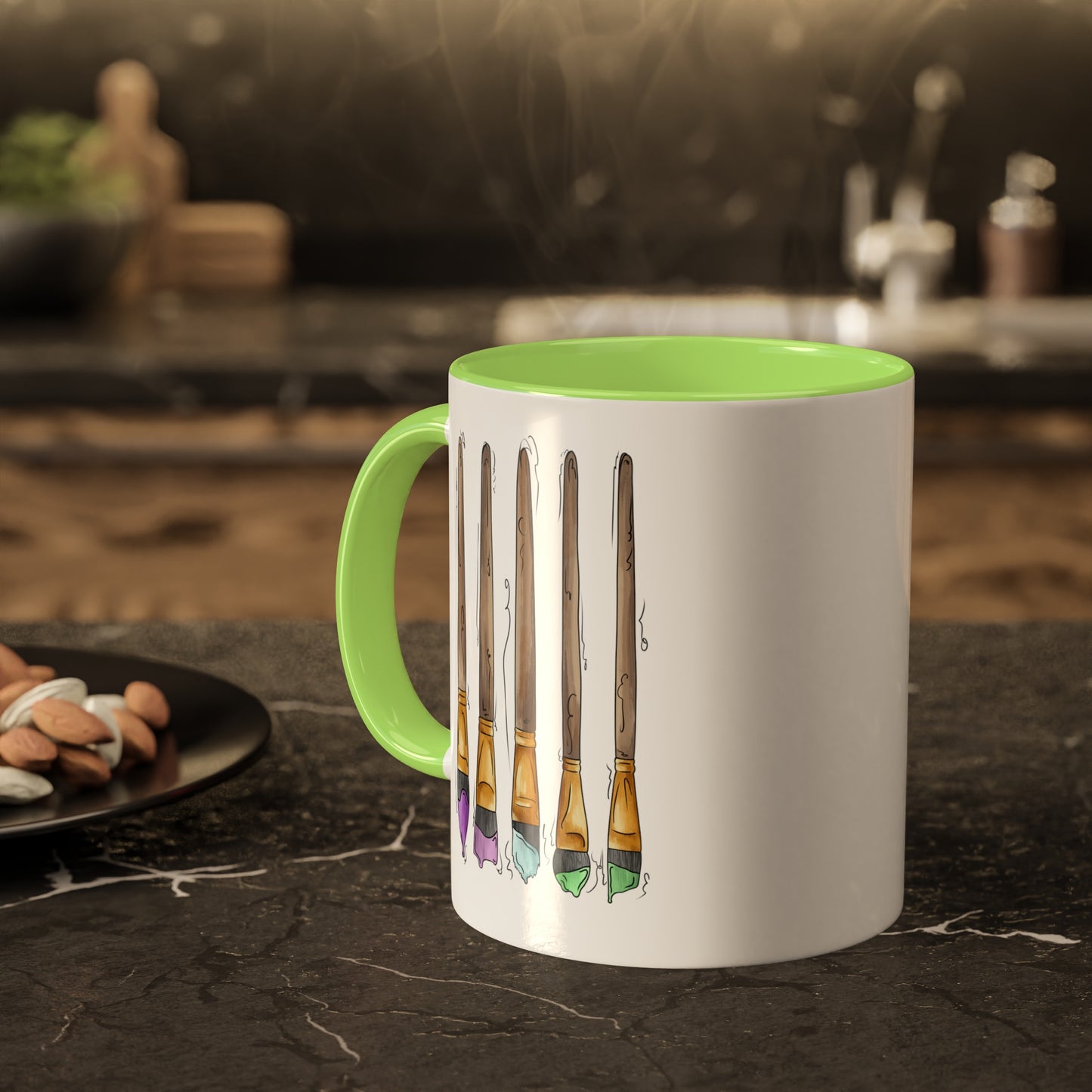 Toric Pride Flag Paint Brushes - Mug