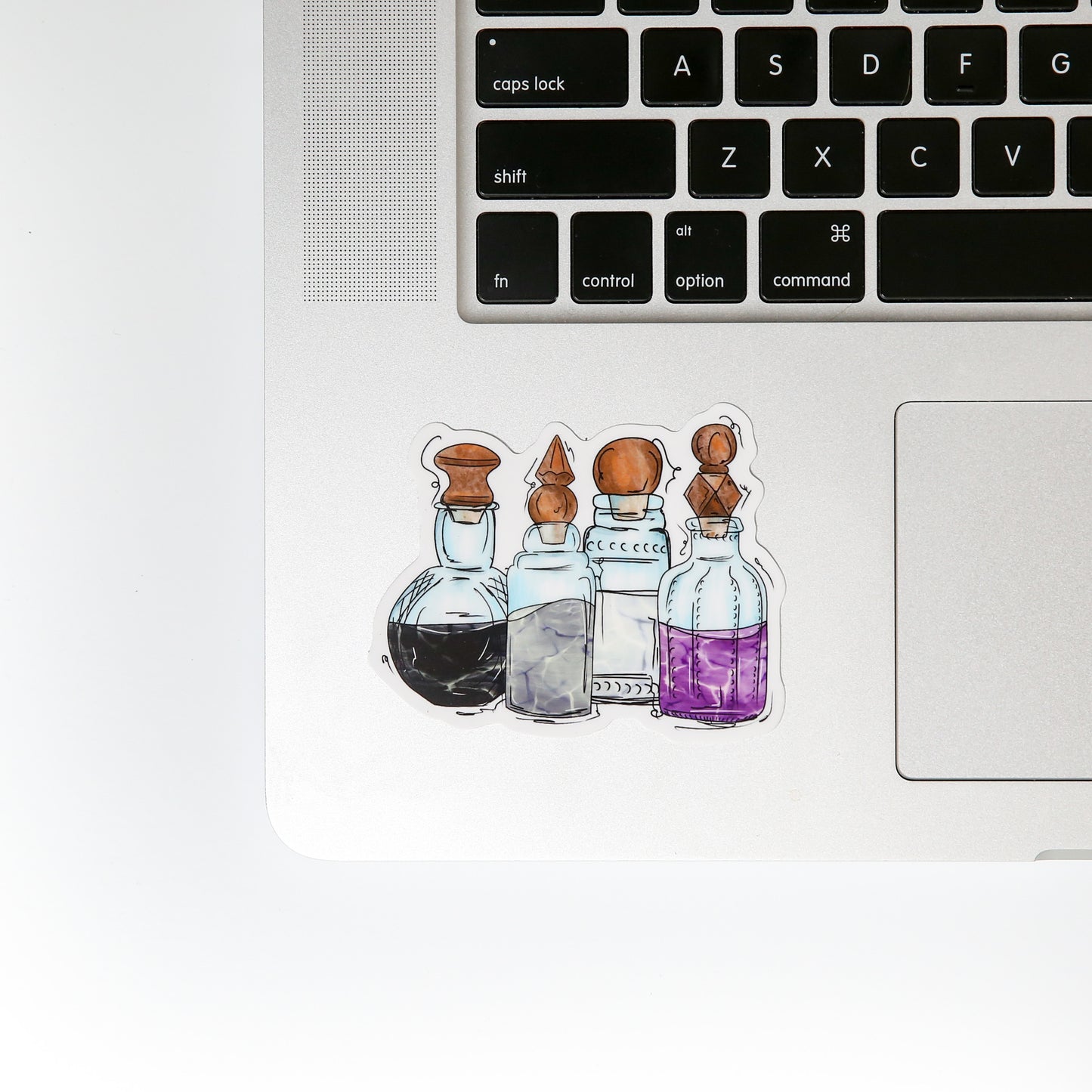 Asexual Pride Potion Bottles - Sticker