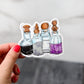Asexual Pride Potion Bottles - Sticker