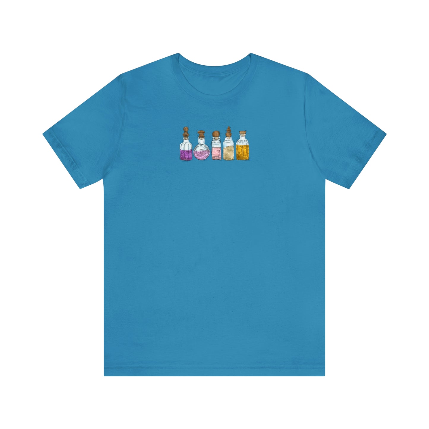 Trixic Pride Flag Potion Bottles - Unisex T-Shirt