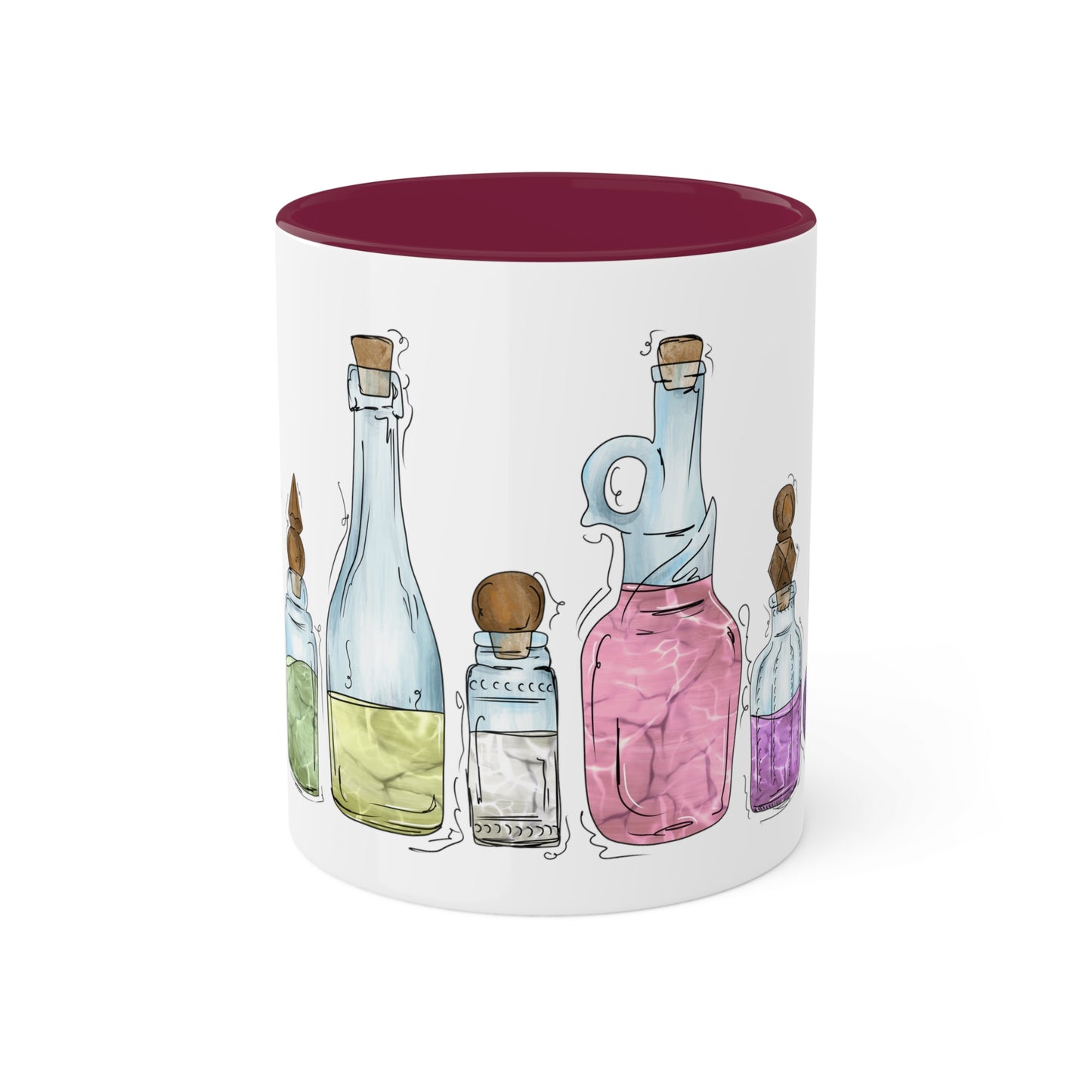 Genderfae Pride Flag Potion Bottles - Mug
