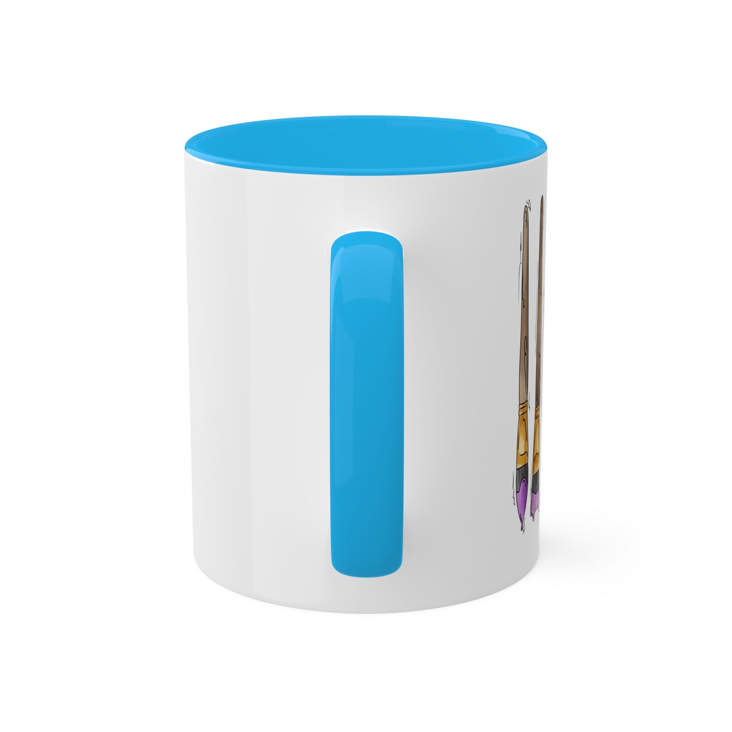 Toric Pride Flag Paint Brushes - Mug
