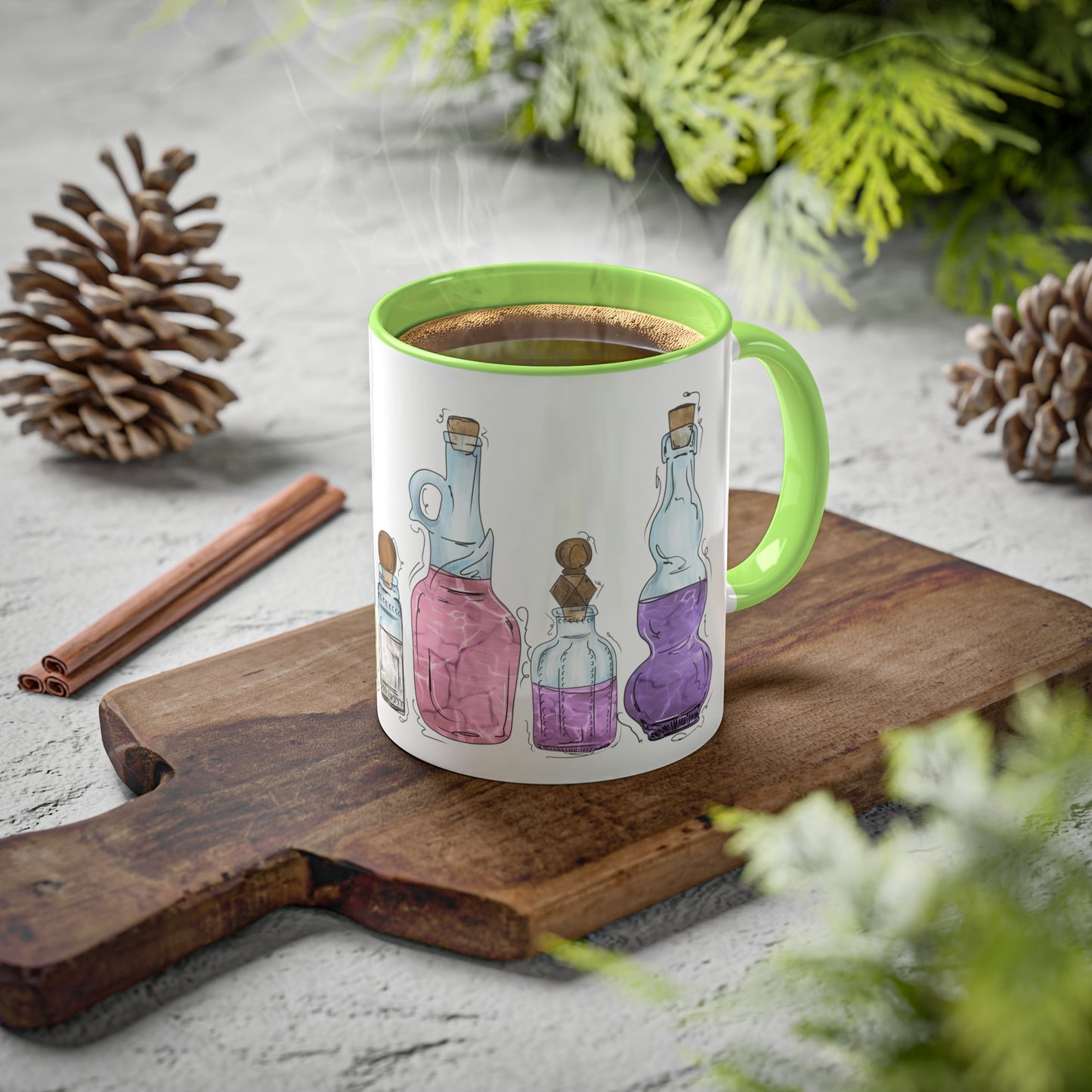 Genderfae Pride Flag Potion Bottles - Mug
