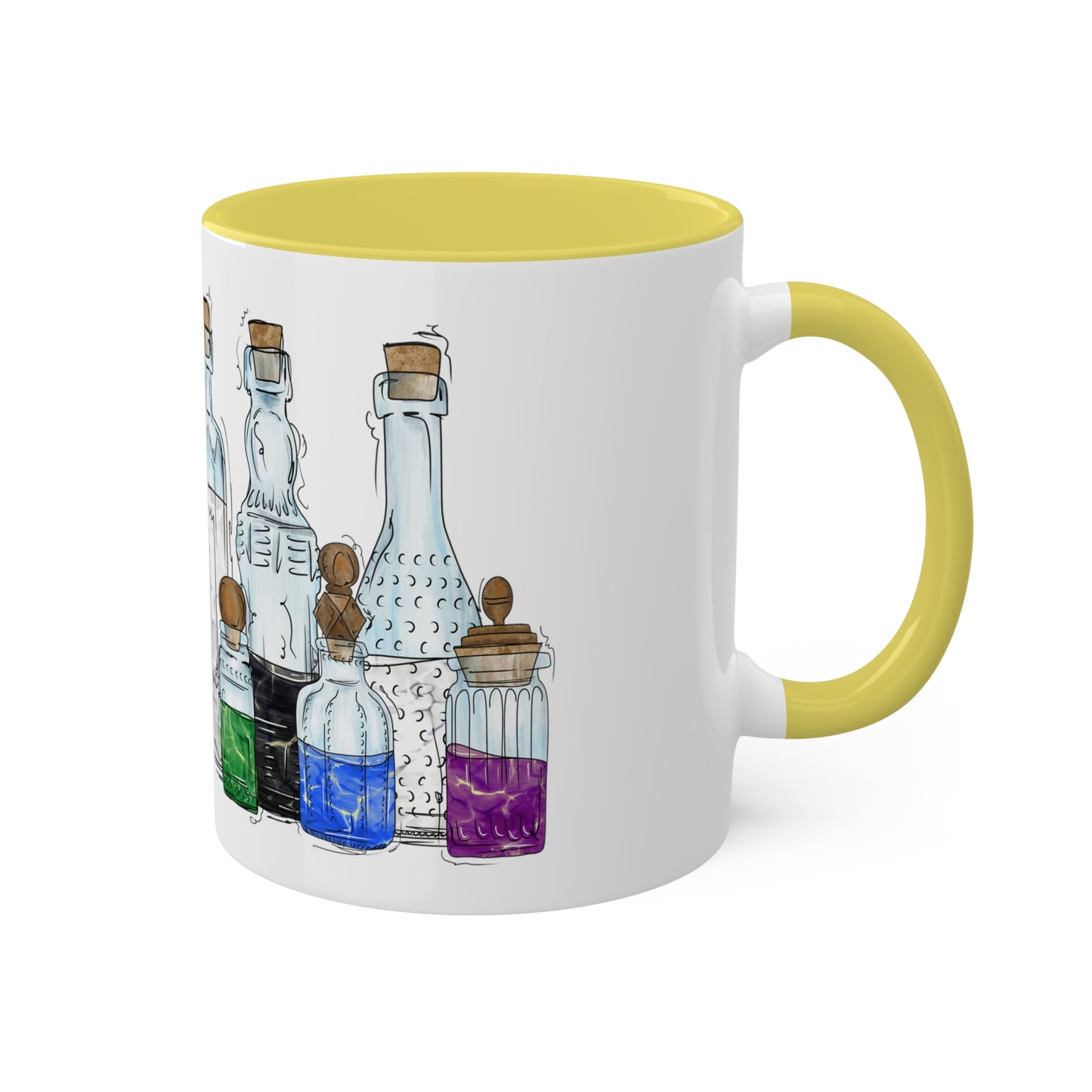 Straight Ally Pride Flag Potion Bottles - Mug