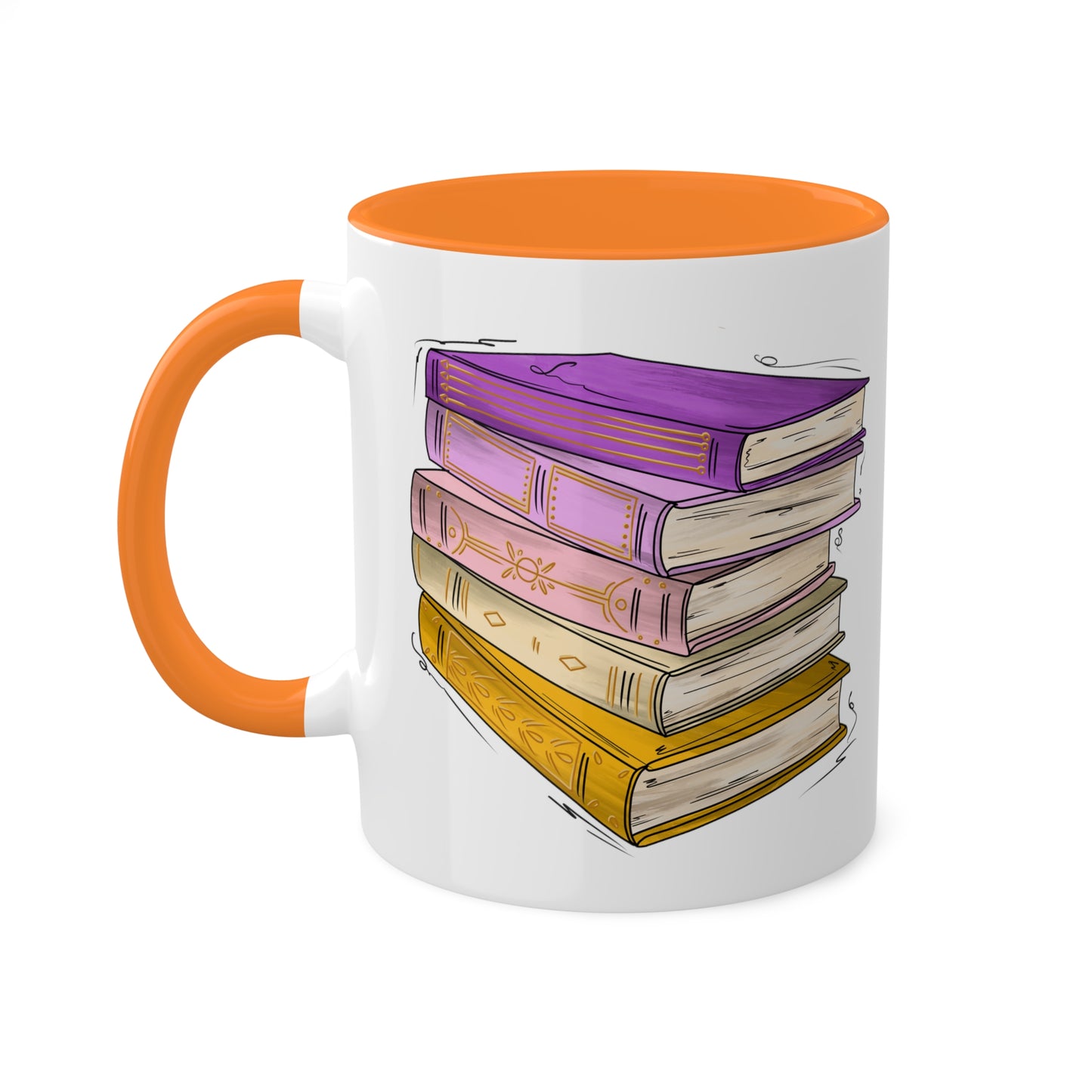 Trixic Pride Flag Old Books - Mug