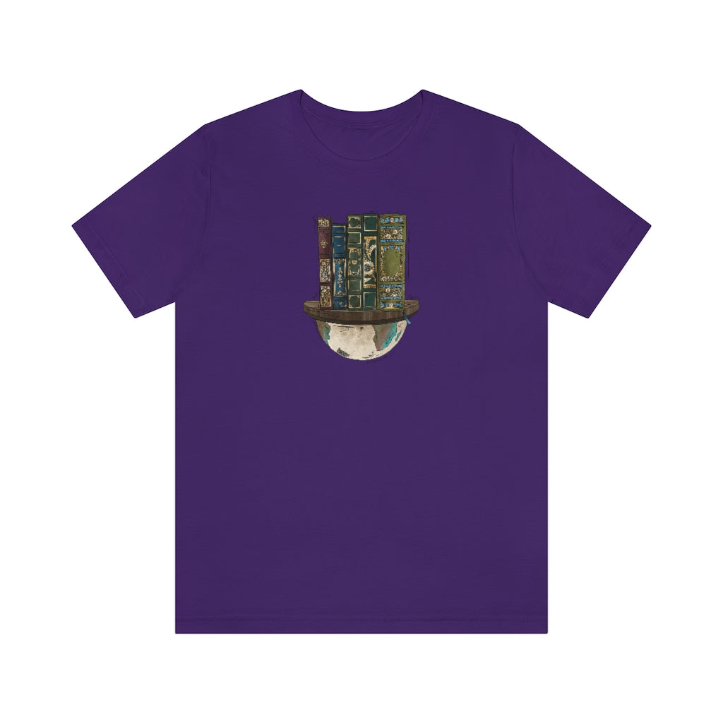 Globe and Vintage Books - Unisex T-Shirt