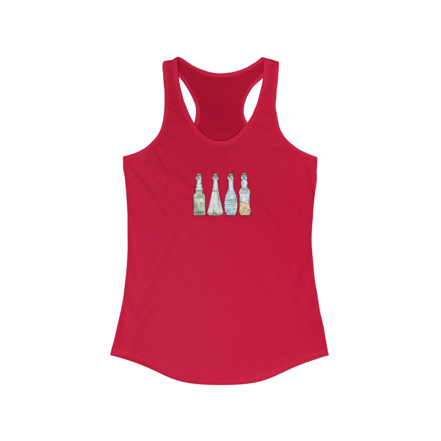 Unlabeled Pride Potion Bottles - Womens Tank Top