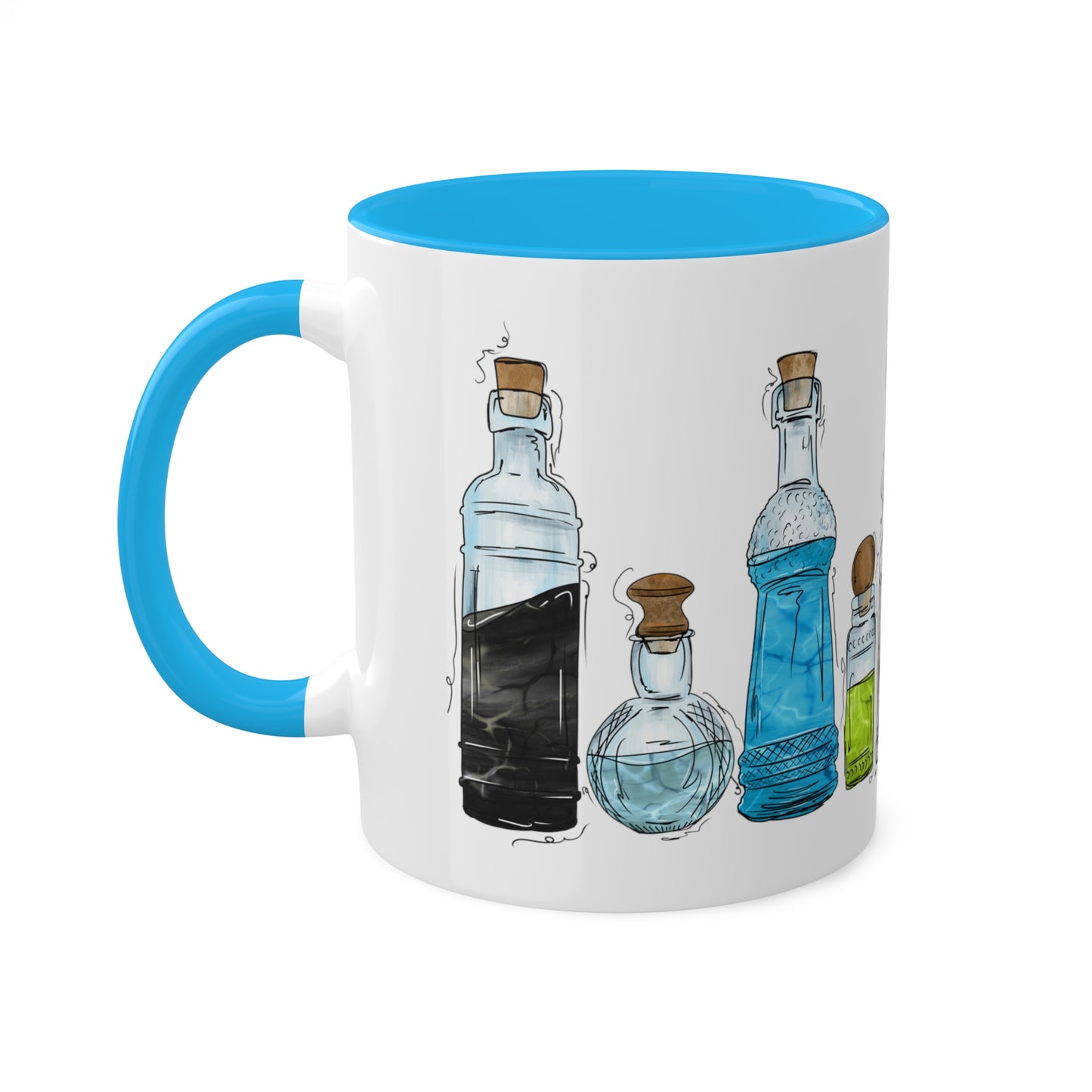 Queer Pride Flag Potion Bottles - Mug