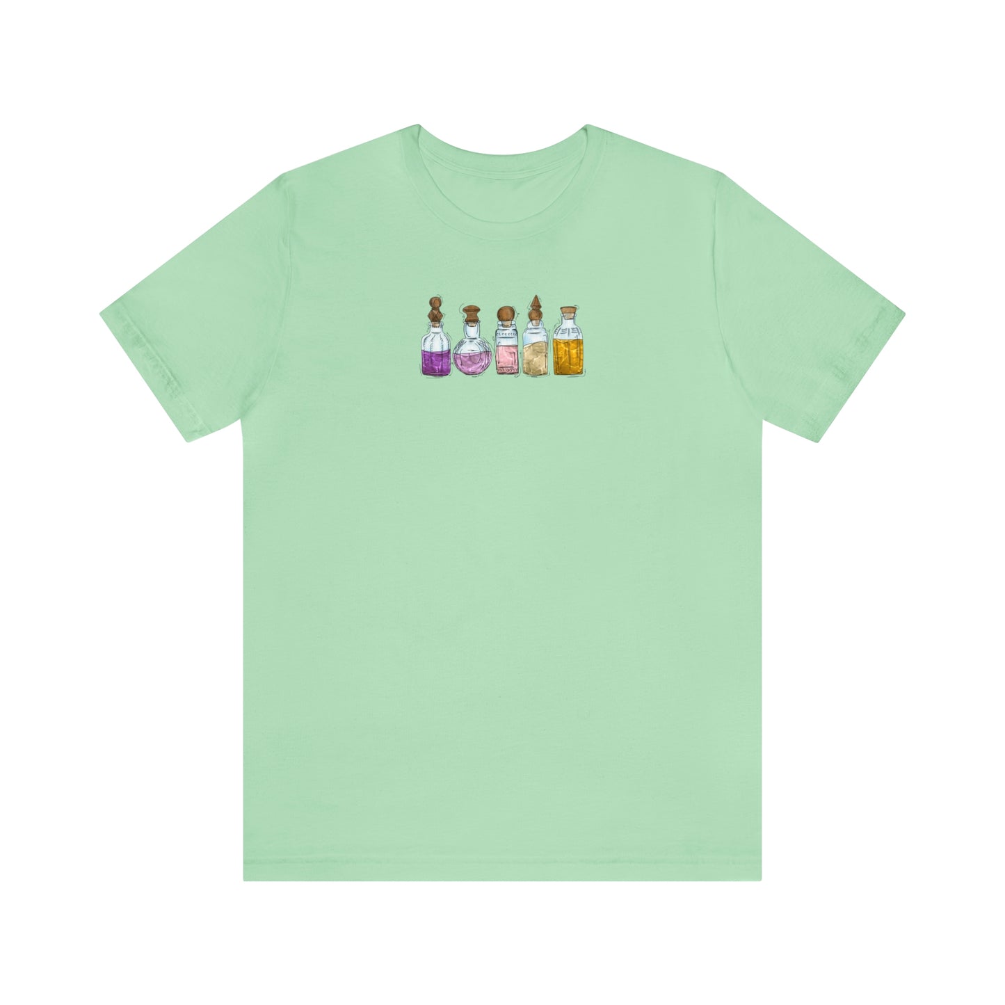 Trixic Pride Flag Potion Bottles - Unisex T-Shirt